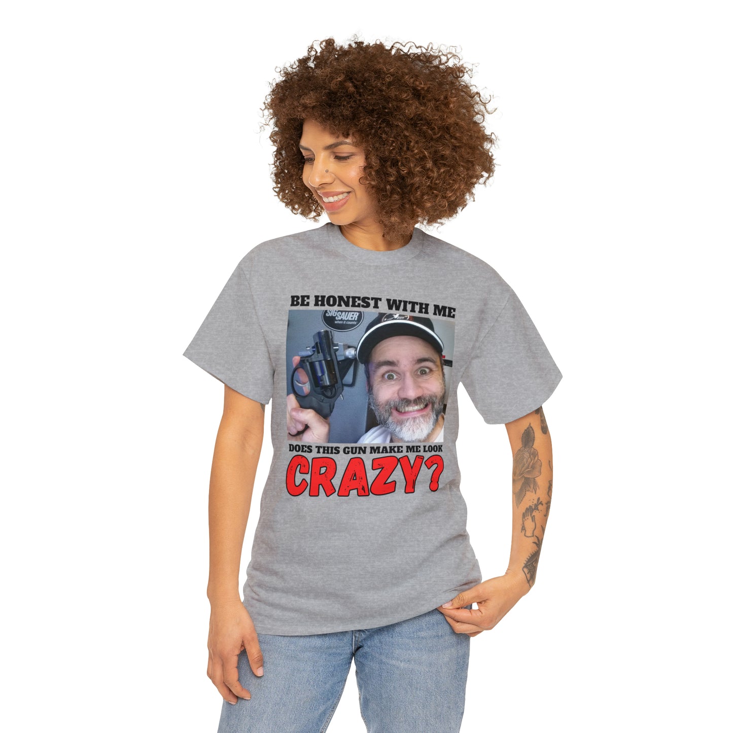Crazy? Unisex Heavy Cotton Tee