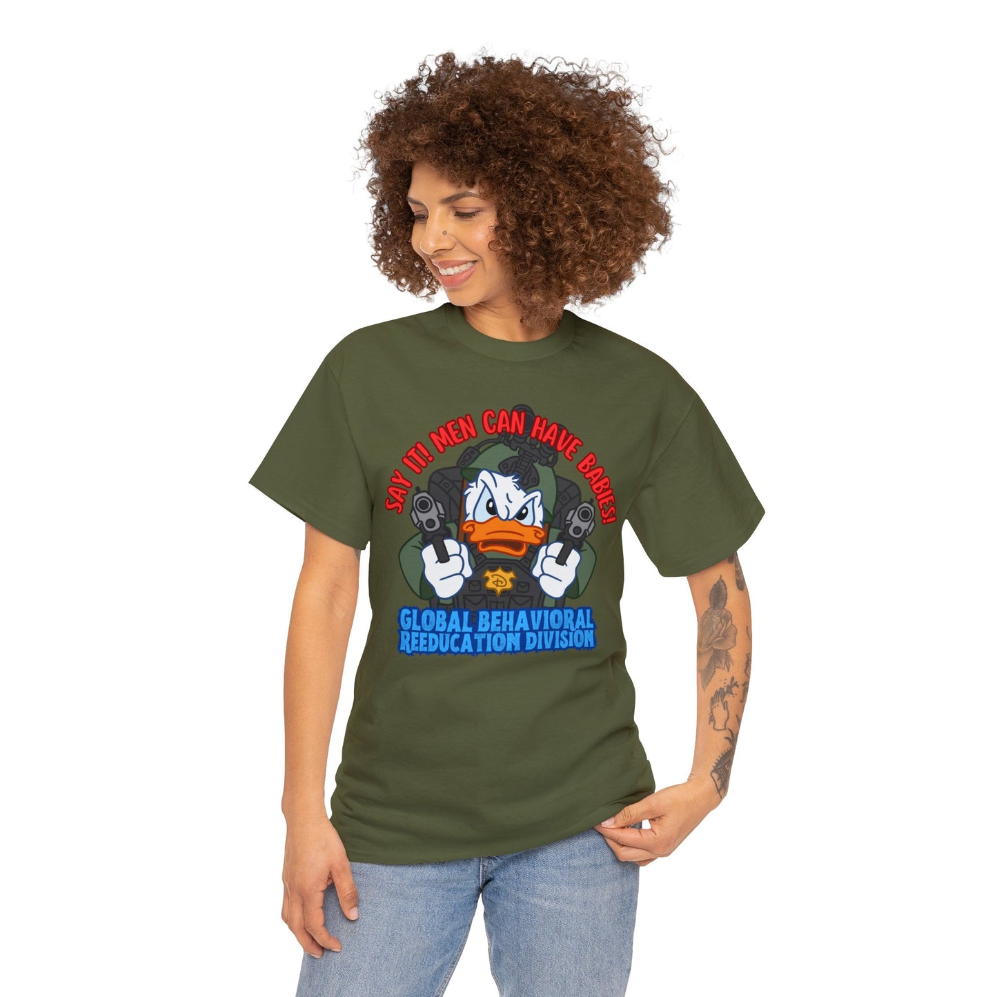 Tacti-Quack Unisex Heavy Cotton Tee!