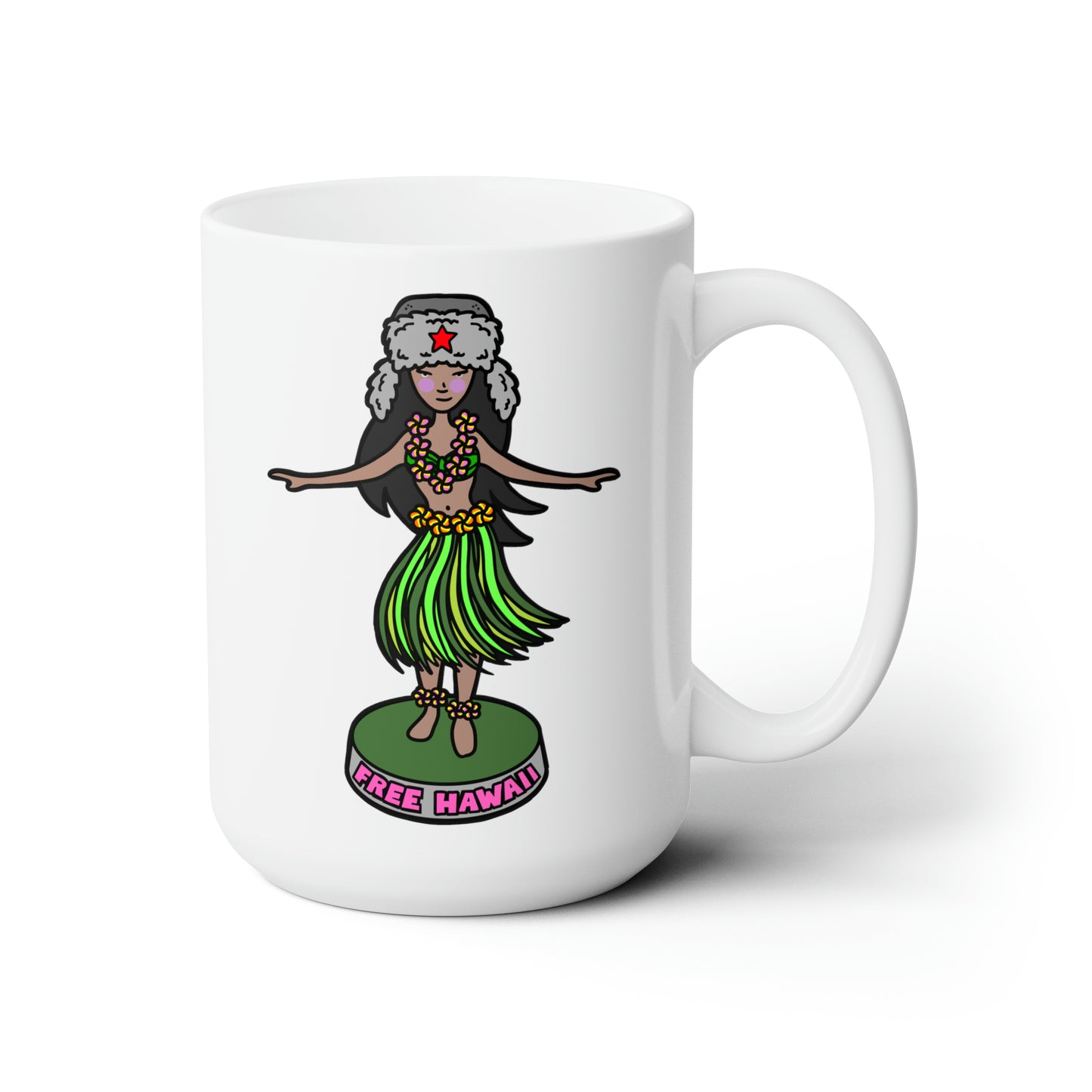 Free Hawaii! Ceramic Mug 15oz