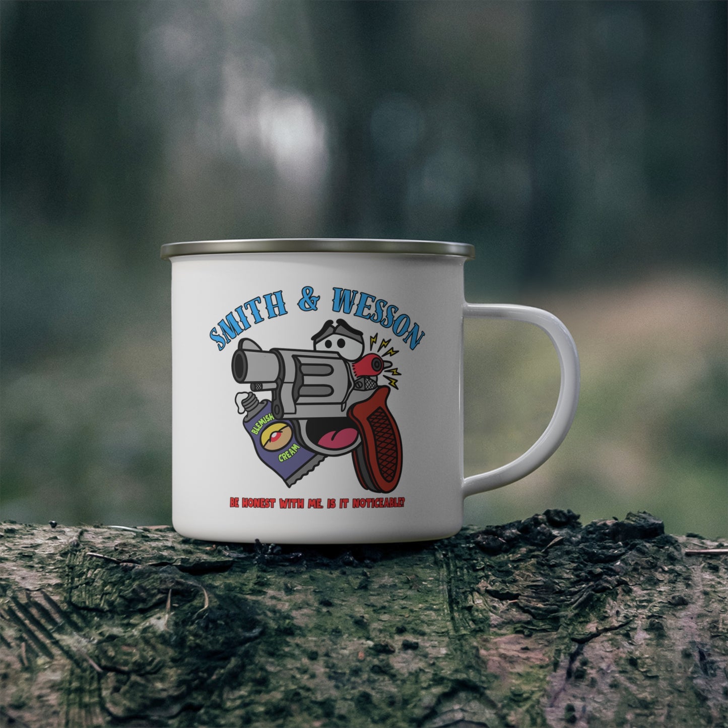 S&W Blemish Enamel Camping Mug