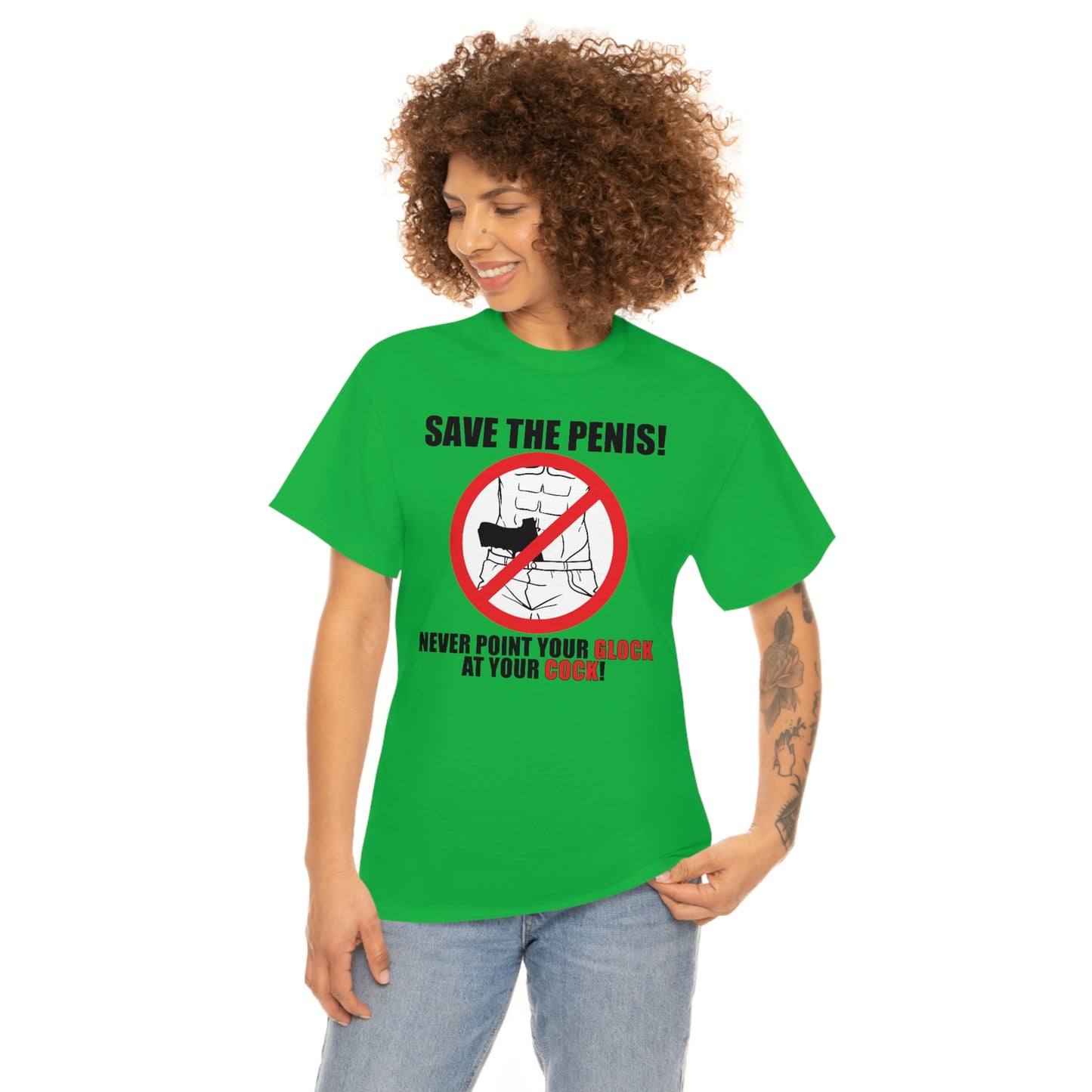 Save the Penis! Unisex Heavy Cotton Tee