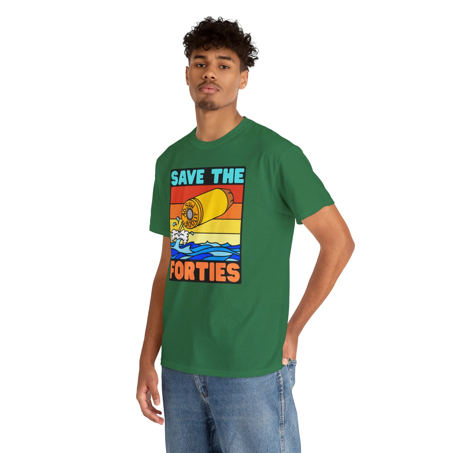 Save the Forties! Unisex Heavy Cotton Tee