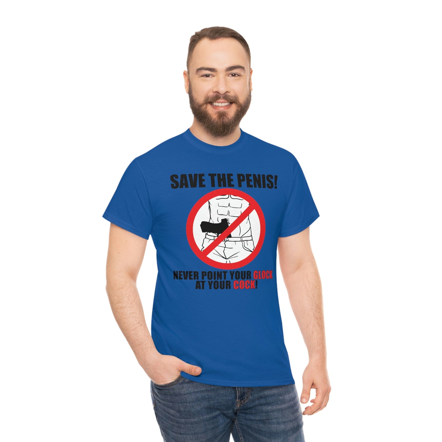 Save the Penis! Unisex Heavy Cotton Tee