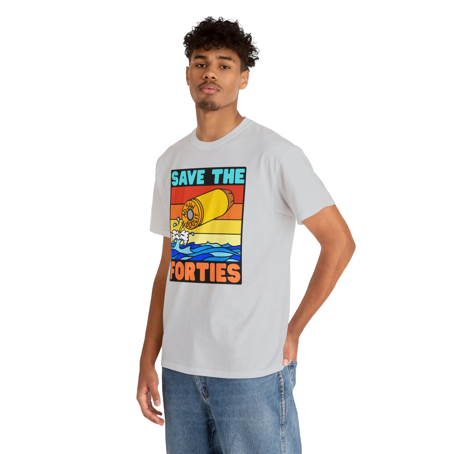Save the Forties! Unisex Heavy Cotton Tee