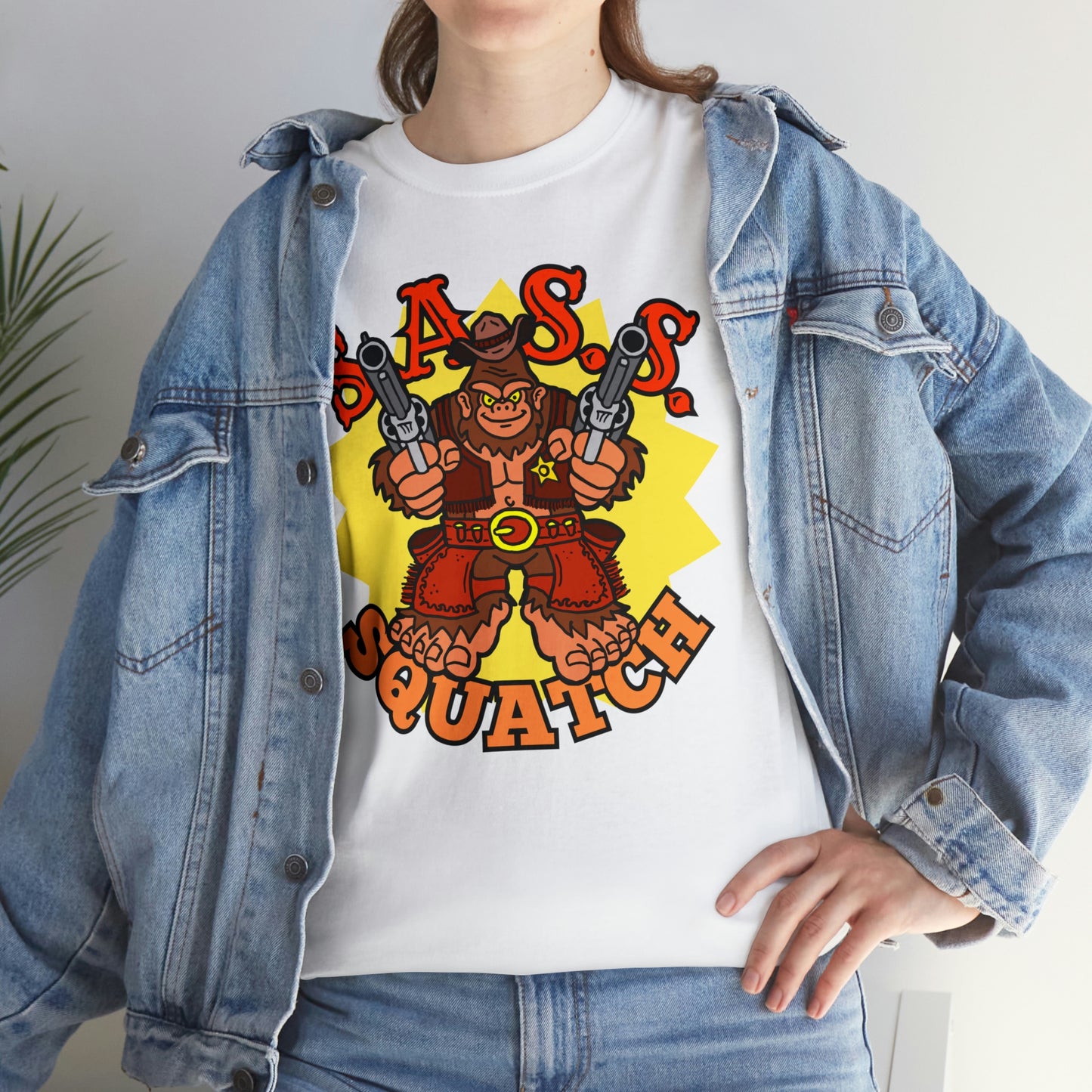 SASS-Squatch Unisex Heavy Cotton Tee