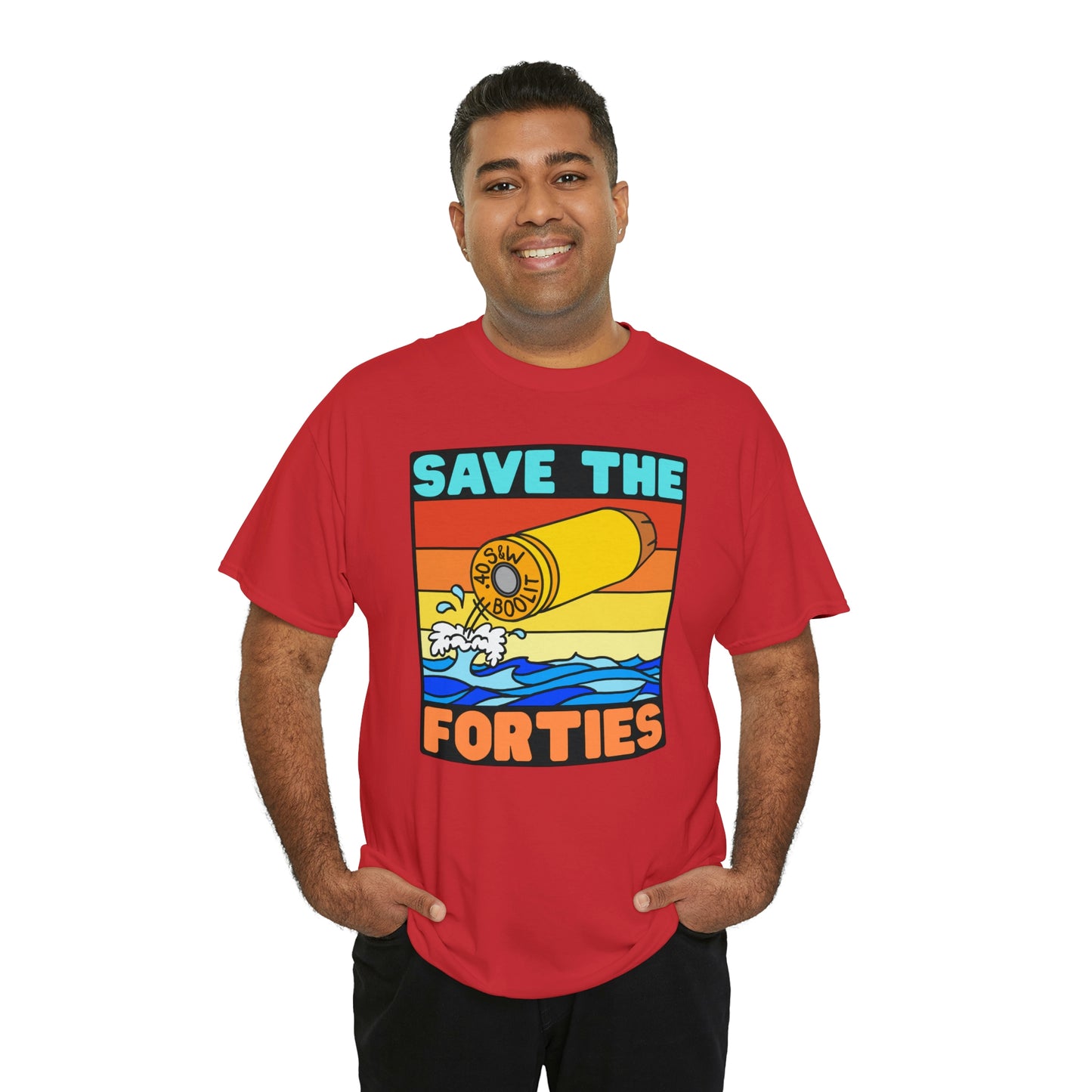 Save the Forties! Unisex Heavy Cotton Tee