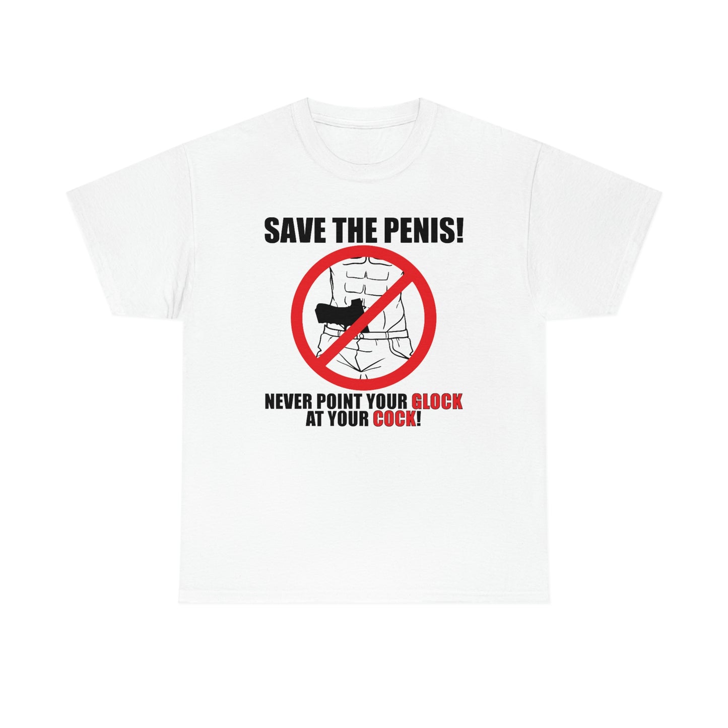 Save the Penis! Unisex Heavy Cotton Tee
