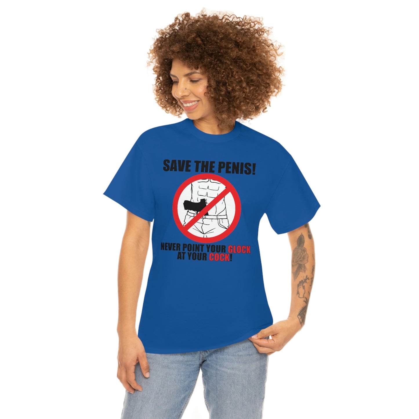 Save the Penis! Unisex Heavy Cotton Tee