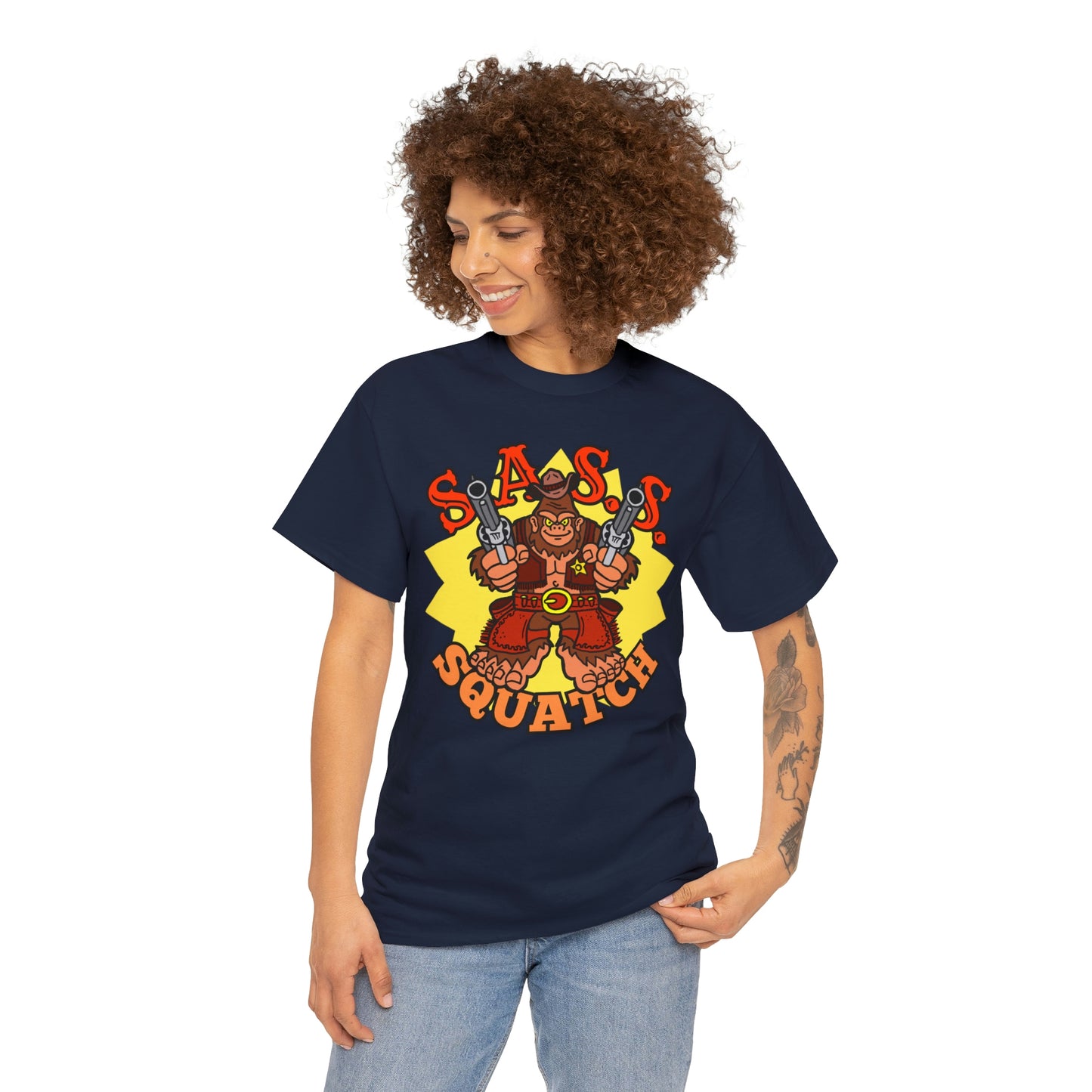 SASS-Squatch Unisex Heavy Cotton Tee