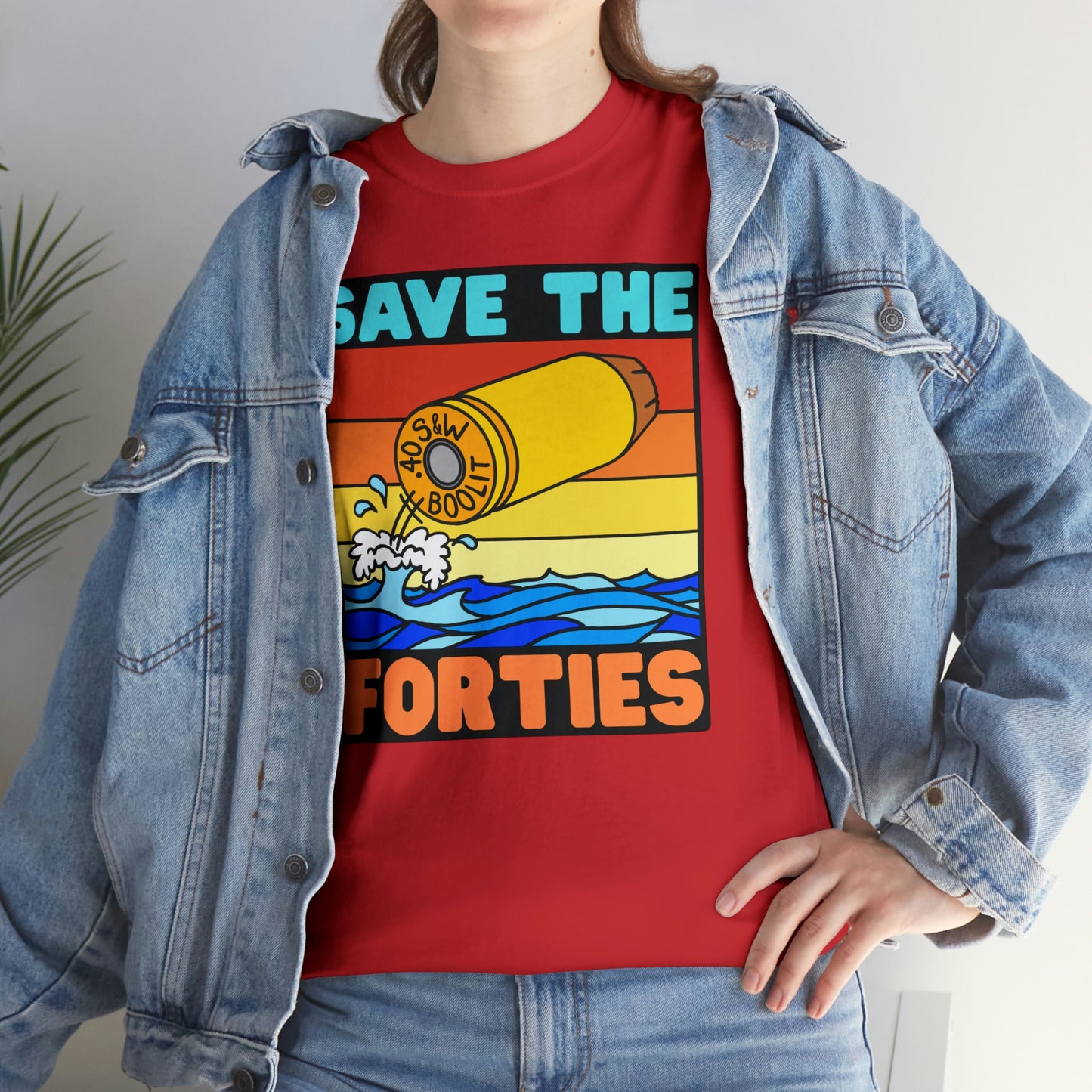 Save the Forties! Unisex Heavy Cotton Tee