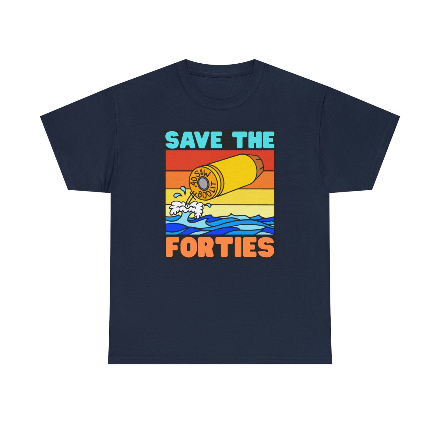 Save the Forties! Unisex Heavy Cotton Tee