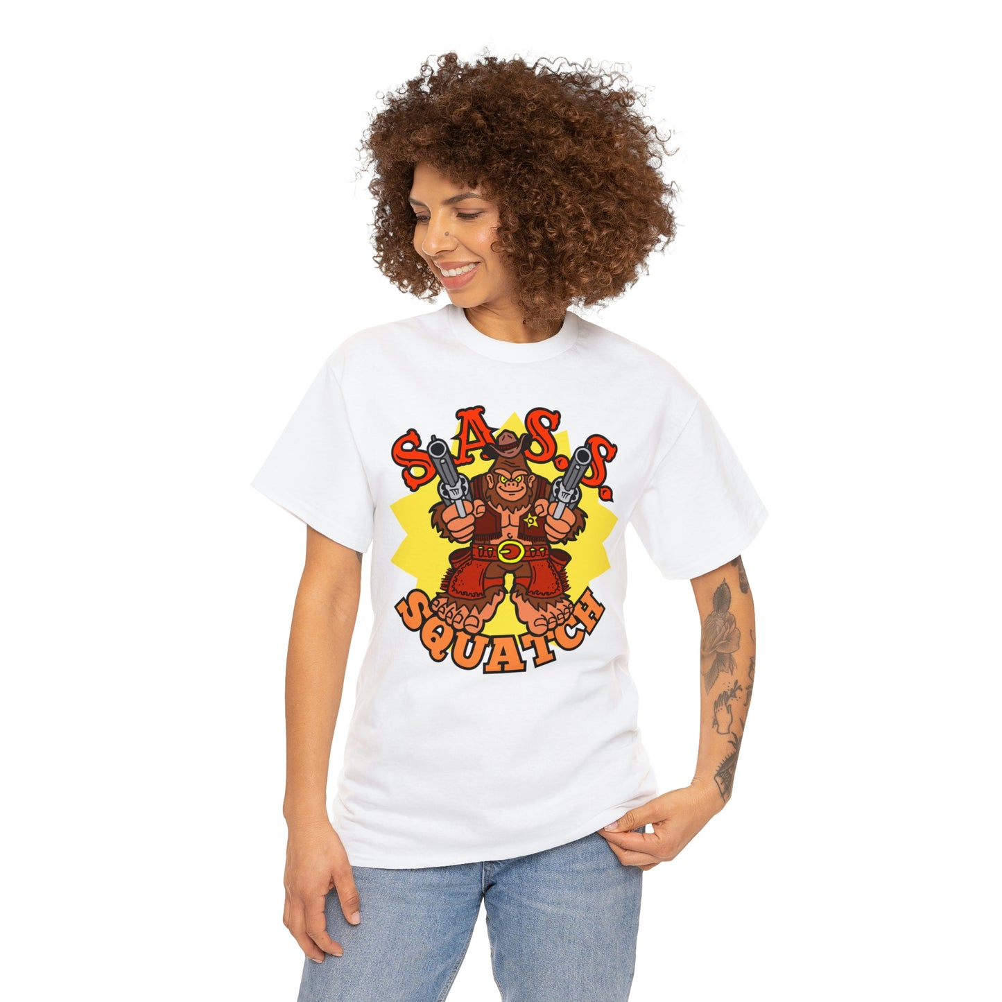 SASS-Squatch Unisex Heavy Cotton Tee