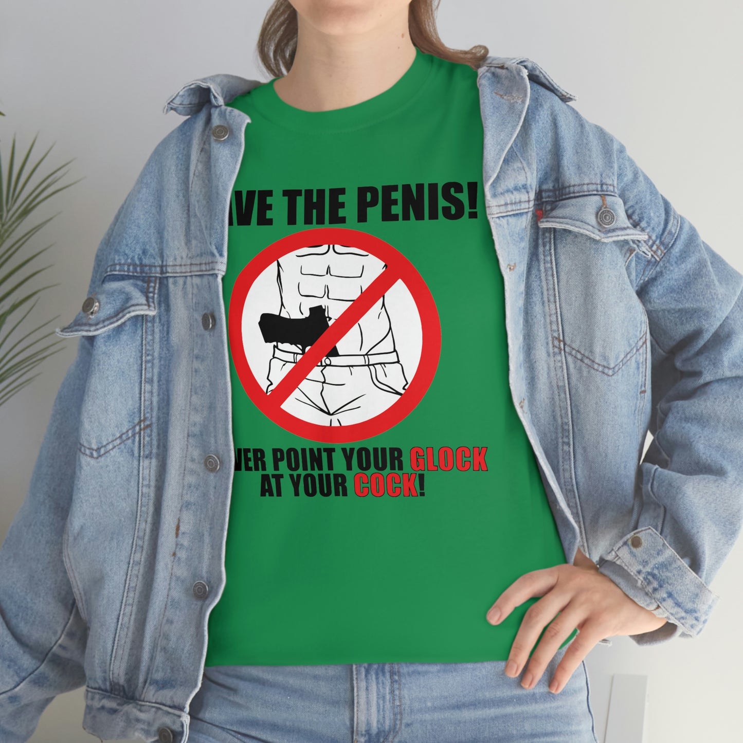 Save the Penis! Unisex Heavy Cotton Tee