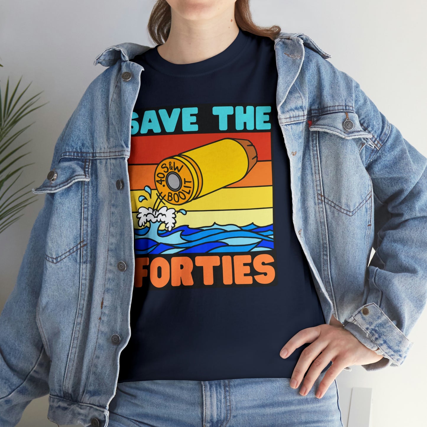 Save the Forties! Unisex Heavy Cotton Tee
