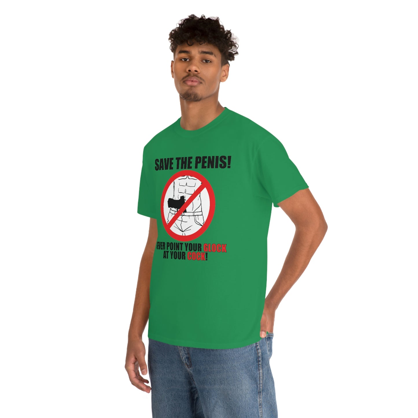 Save the Penis! Unisex Heavy Cotton Tee