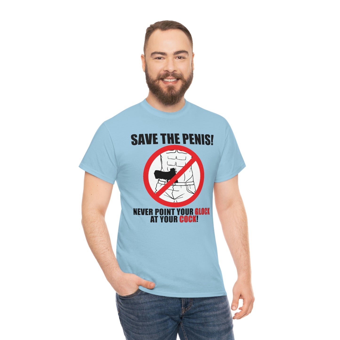 Save the Penis! Unisex Heavy Cotton Tee