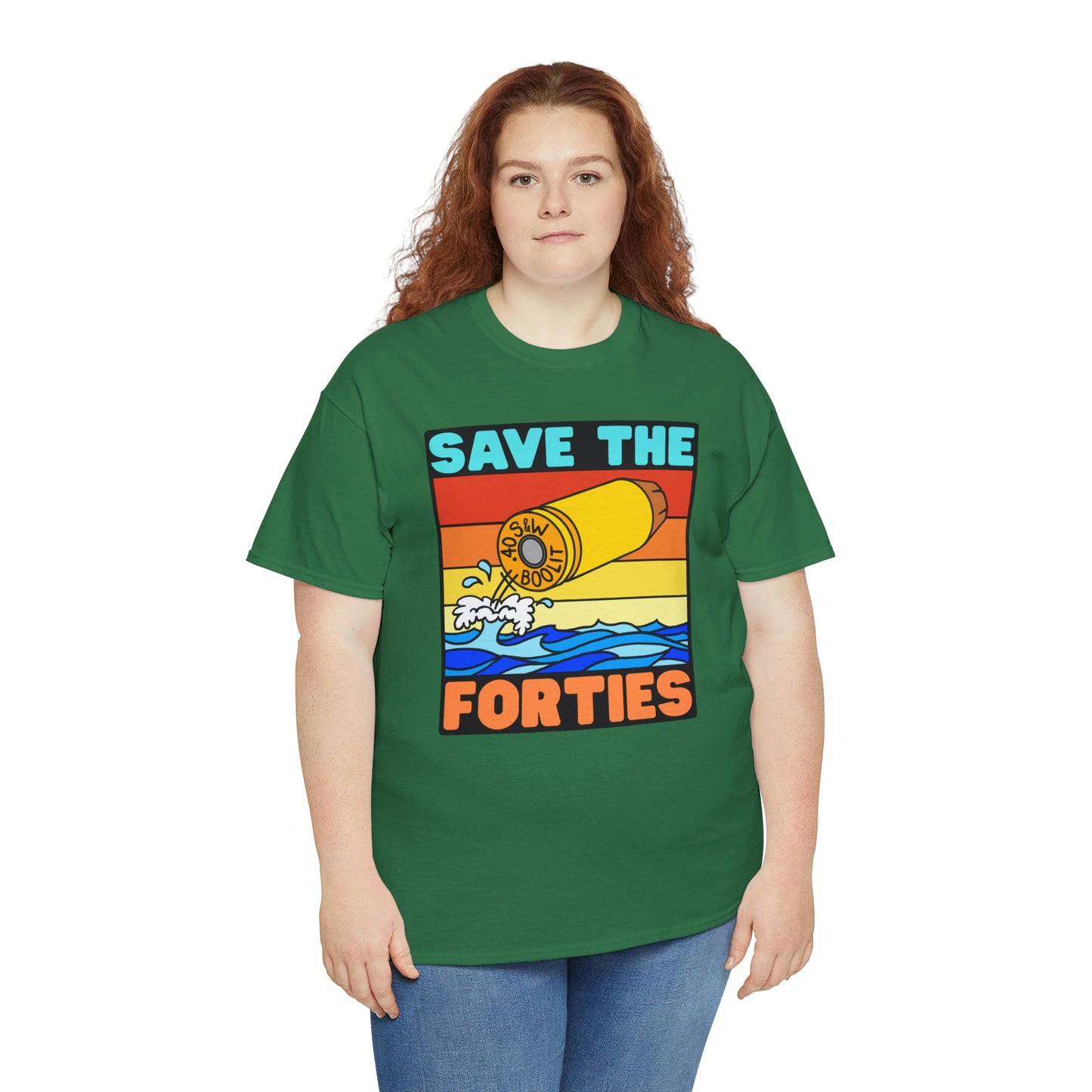 Save the Forties! Unisex Heavy Cotton Tee
