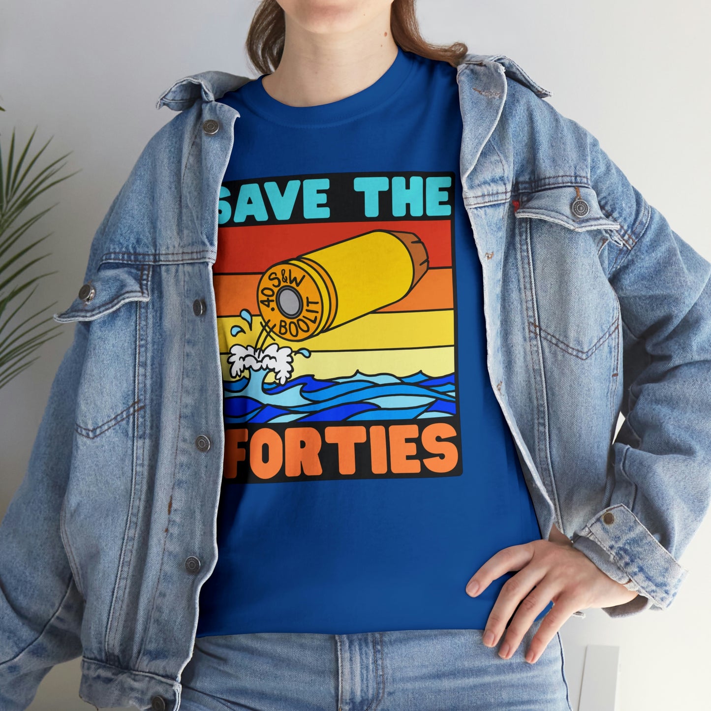 Save the Forties! Unisex Heavy Cotton Tee