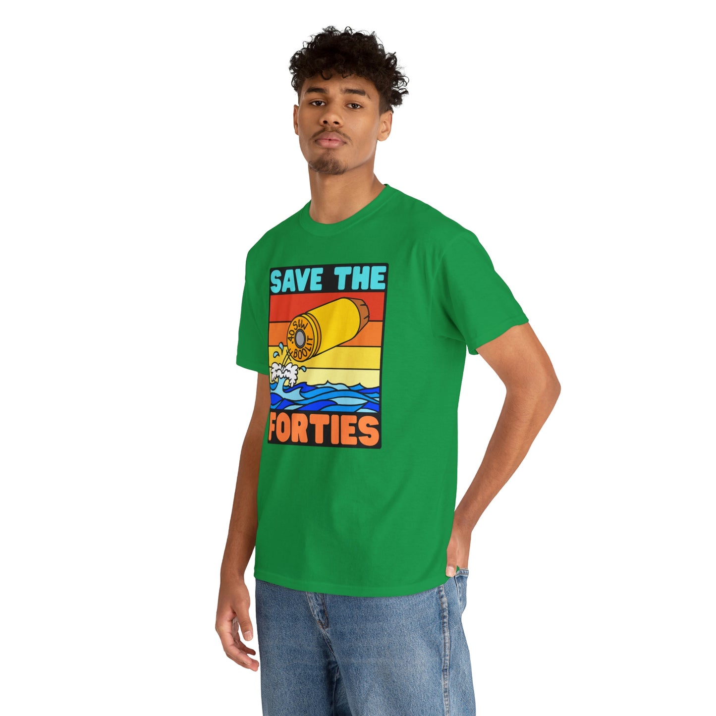 Save the Forties! Unisex Heavy Cotton Tee