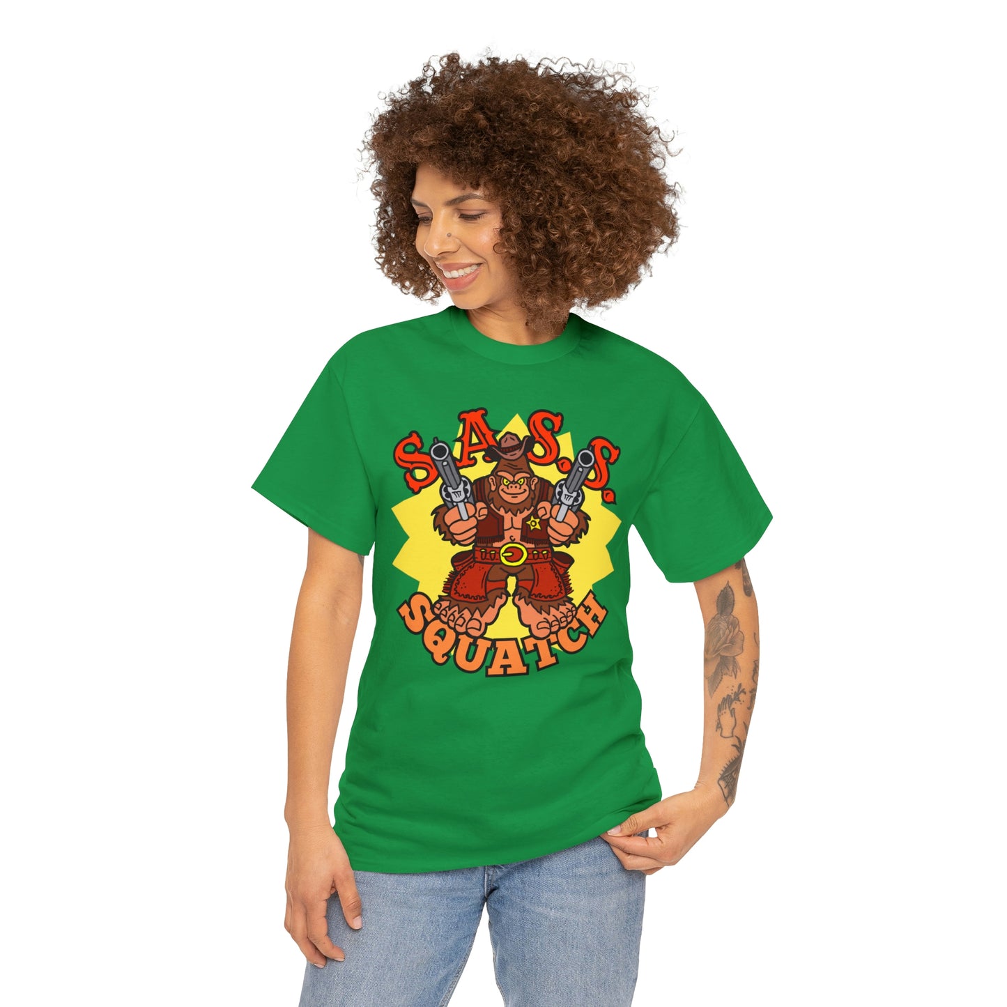 SASS-Squatch Unisex Heavy Cotton Tee