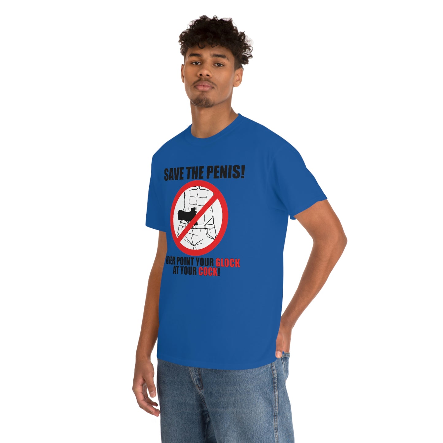 Save the Penis! Unisex Heavy Cotton Tee