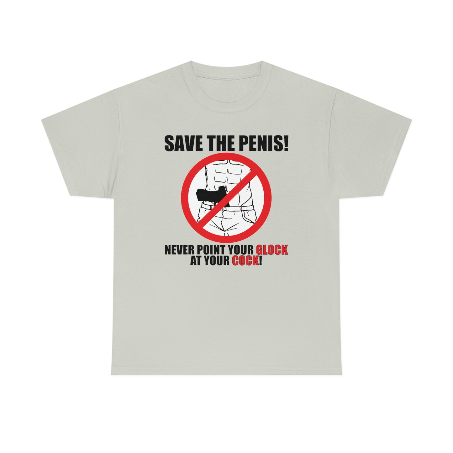 Save the Penis! Unisex Heavy Cotton Tee