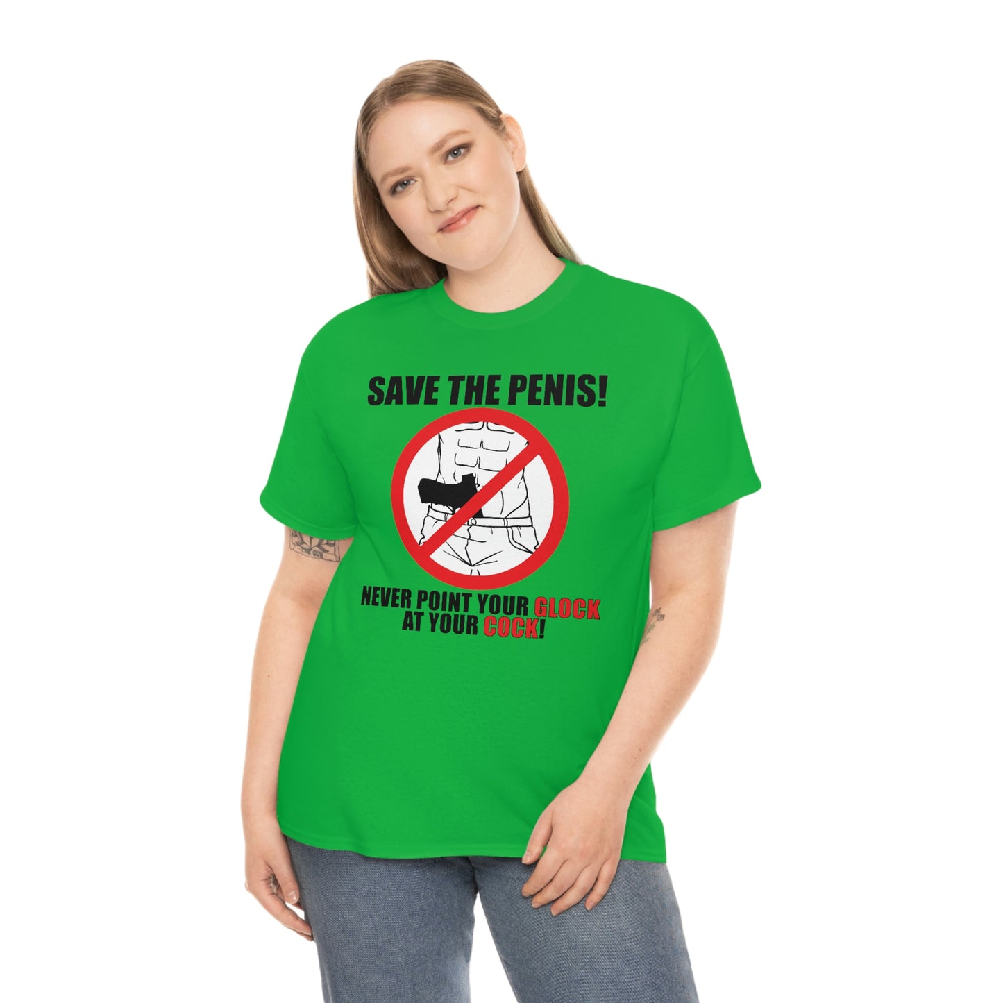 Save the Penis! Unisex Heavy Cotton Tee