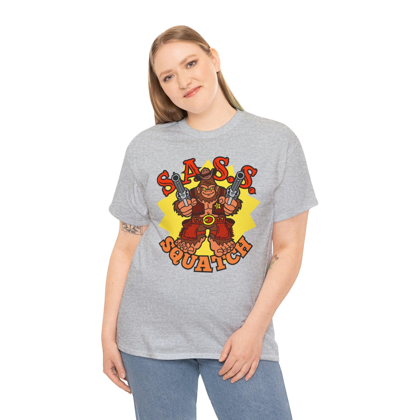 SASS-Squatch Unisex Heavy Cotton Tee