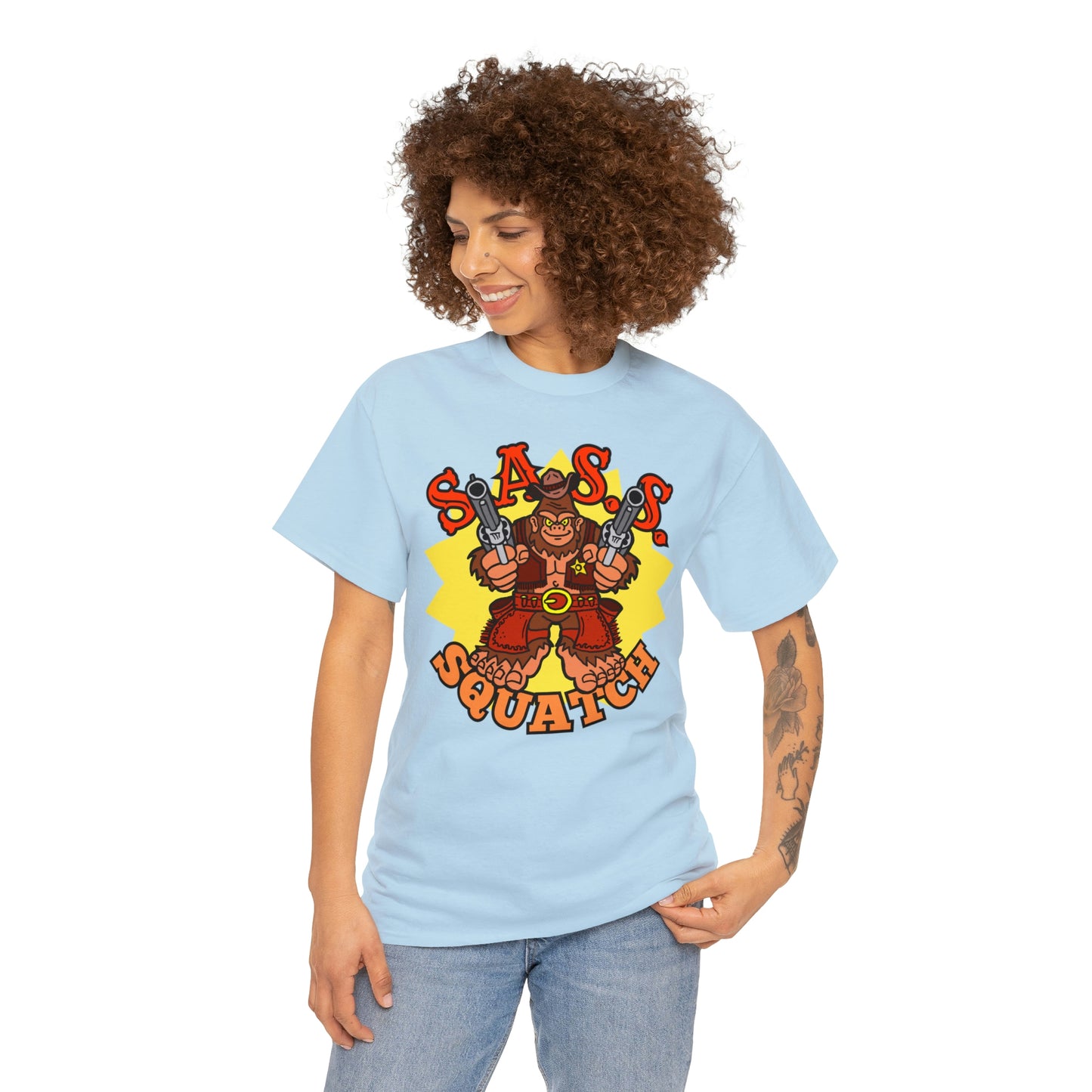 SASS-Squatch Unisex Heavy Cotton Tee