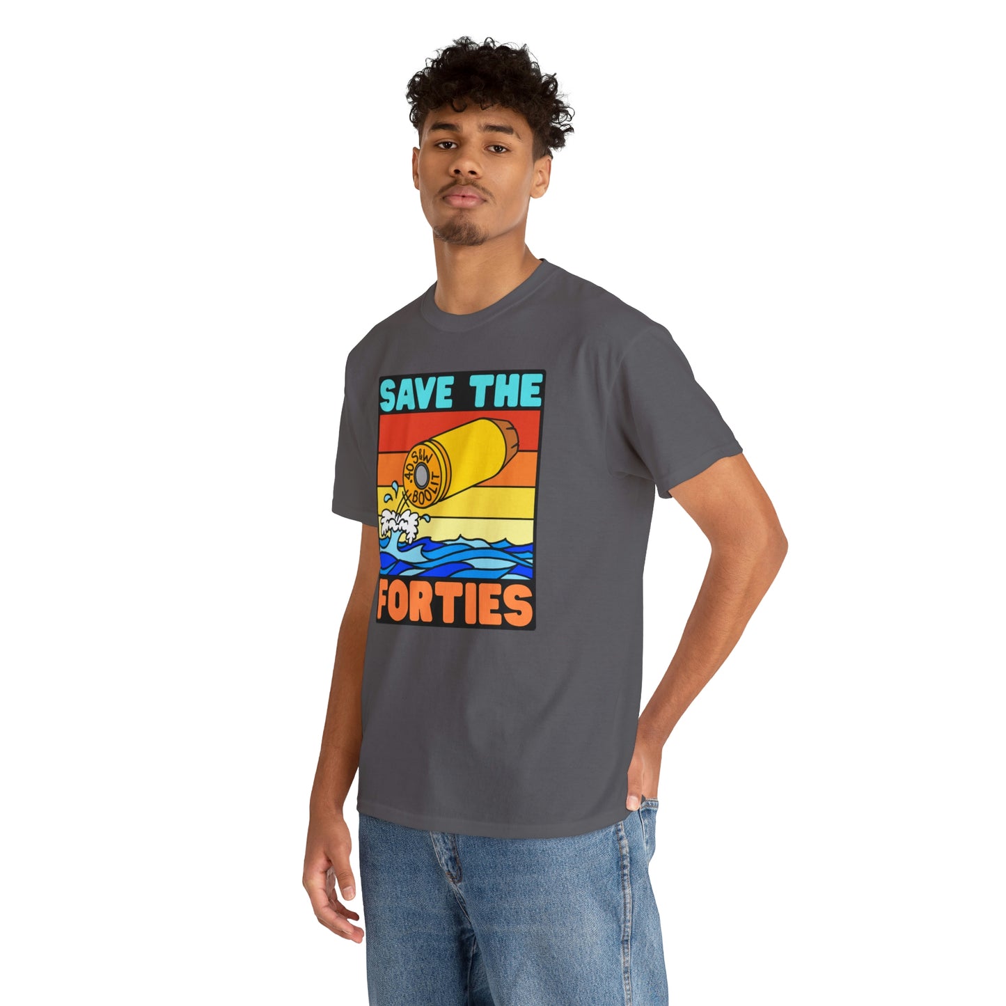 Save the Forties! Unisex Heavy Cotton Tee
