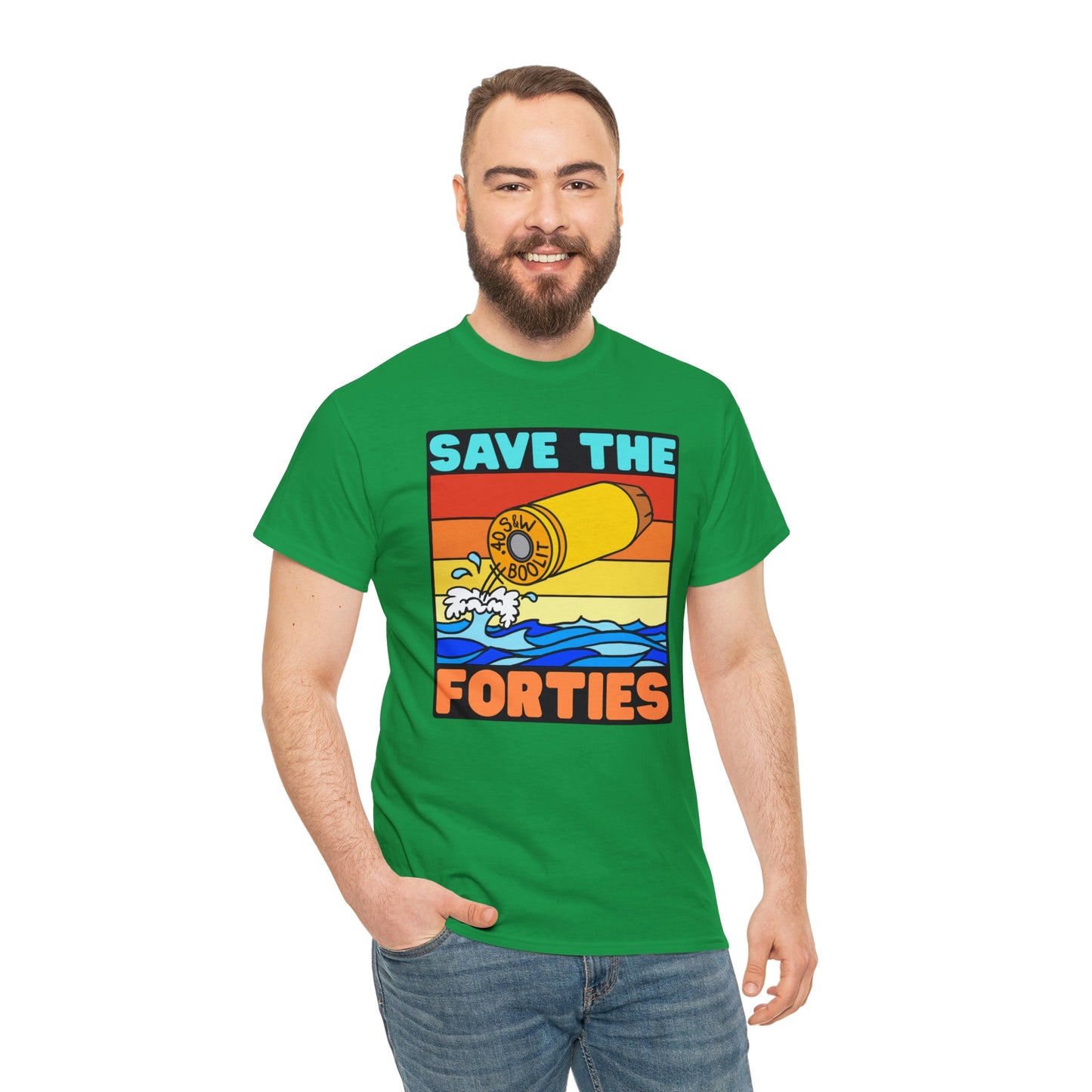 Save the Forties! Unisex Heavy Cotton Tee