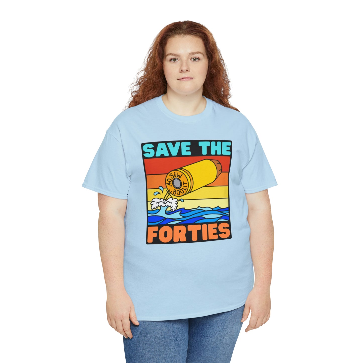 Save the Forties! Unisex Heavy Cotton Tee