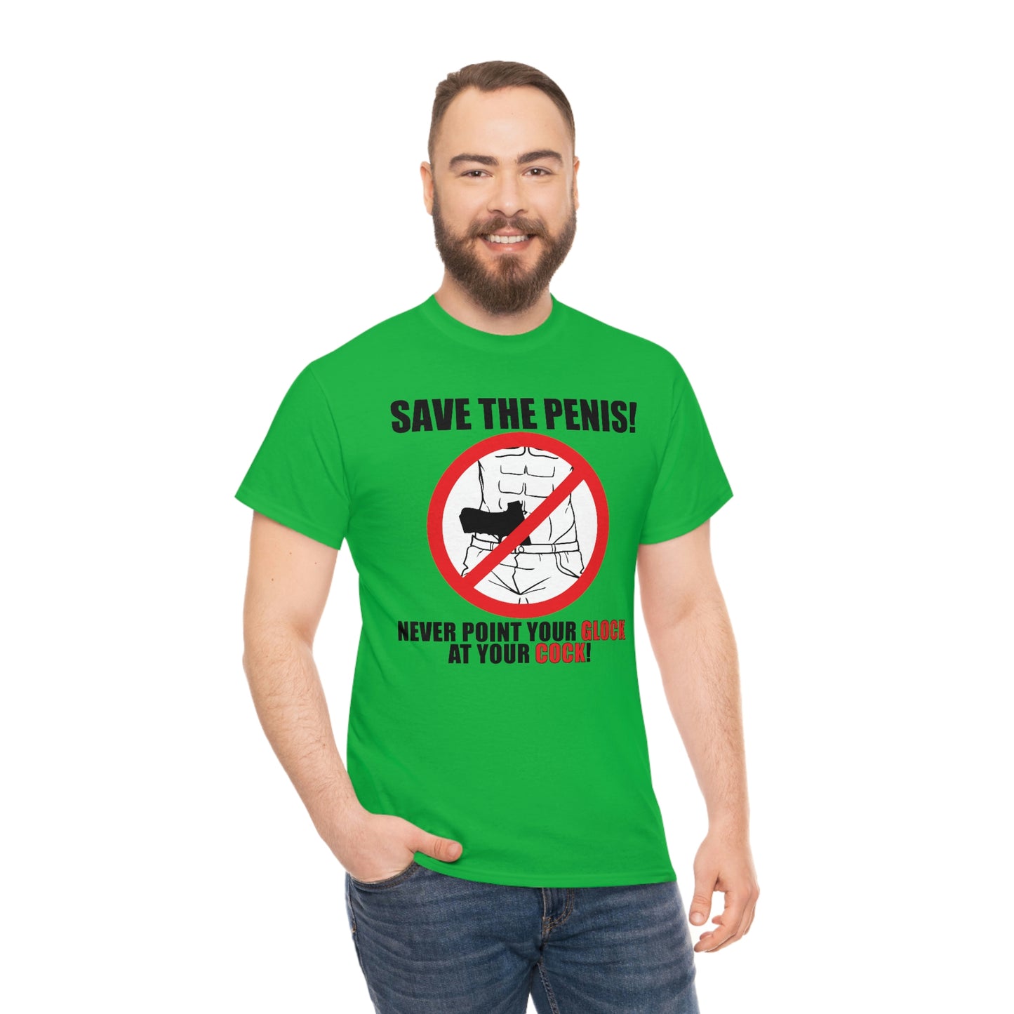 Save the Penis! Unisex Heavy Cotton Tee