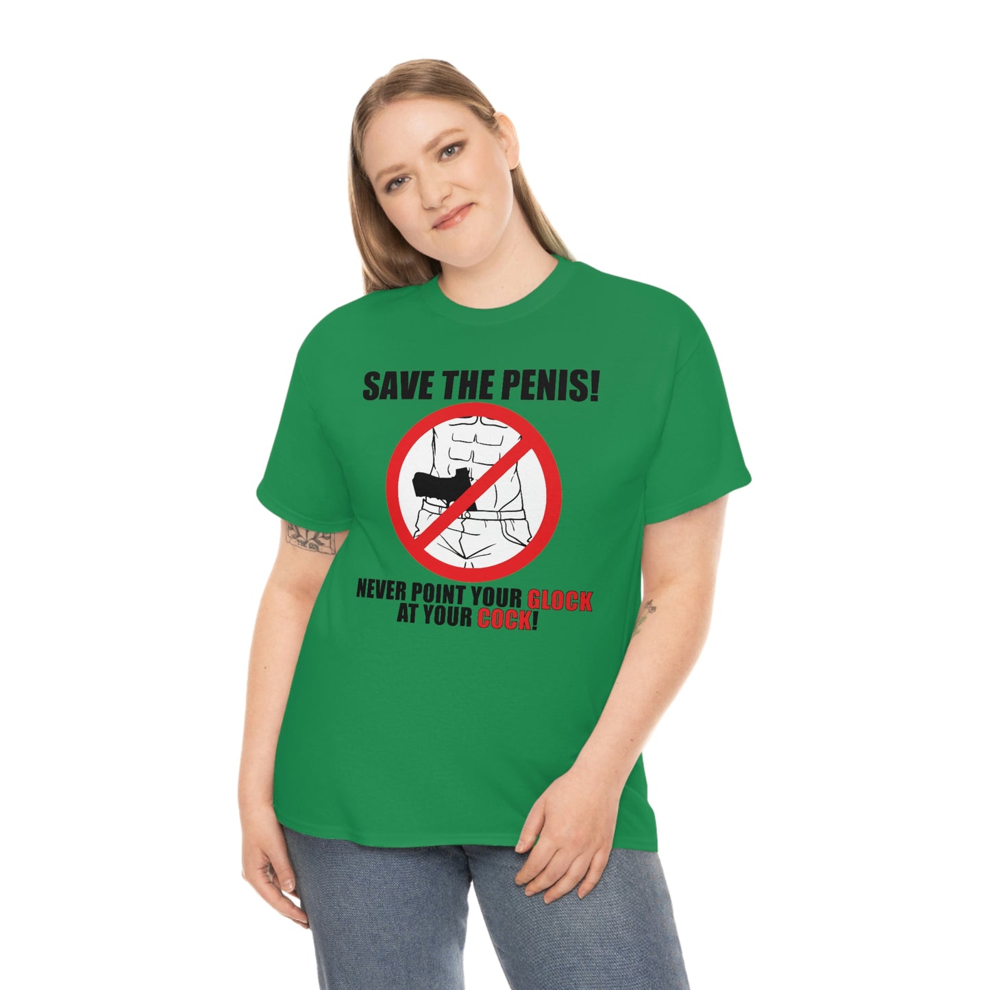 Save the Penis! Unisex Heavy Cotton Tee