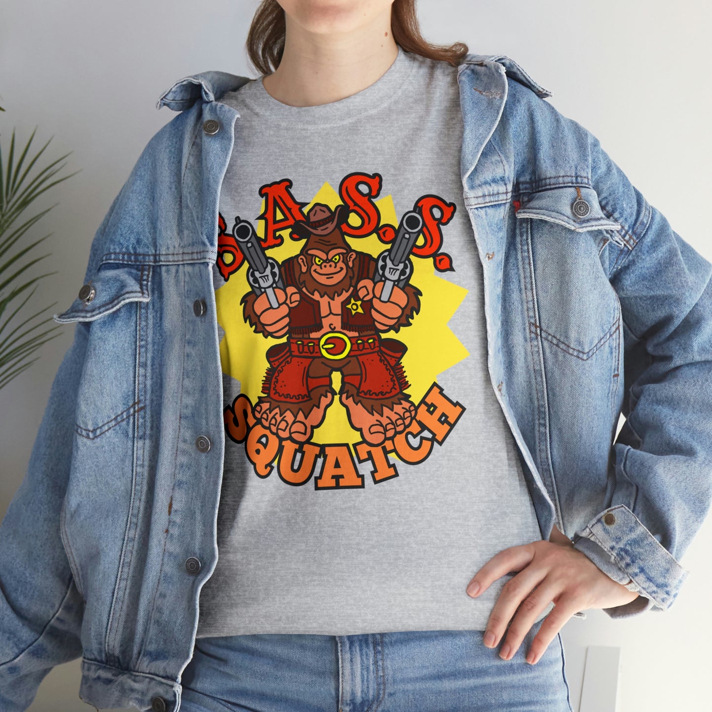 SASS-Squatch Unisex Heavy Cotton Tee