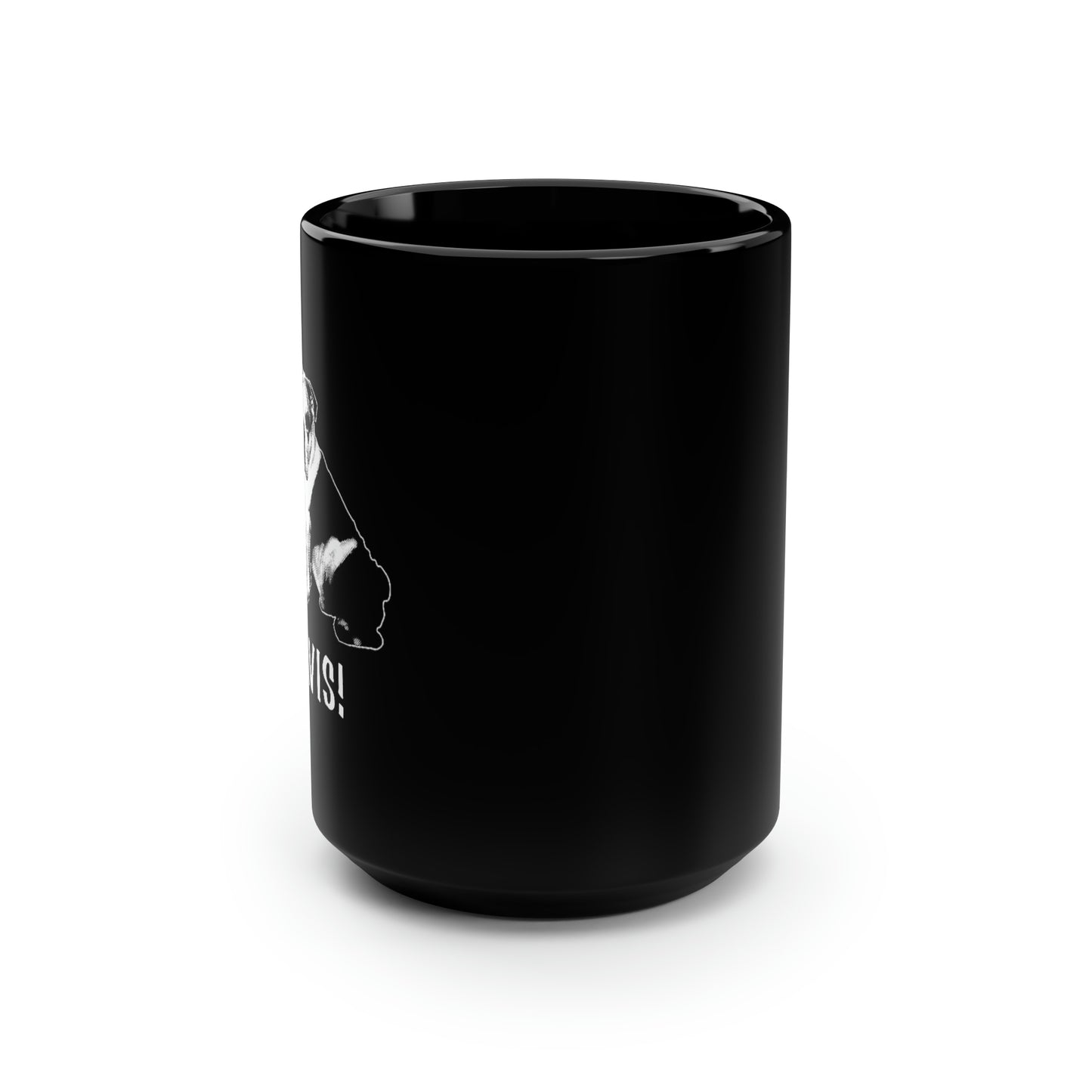 Mavis Black Mug, 15oz