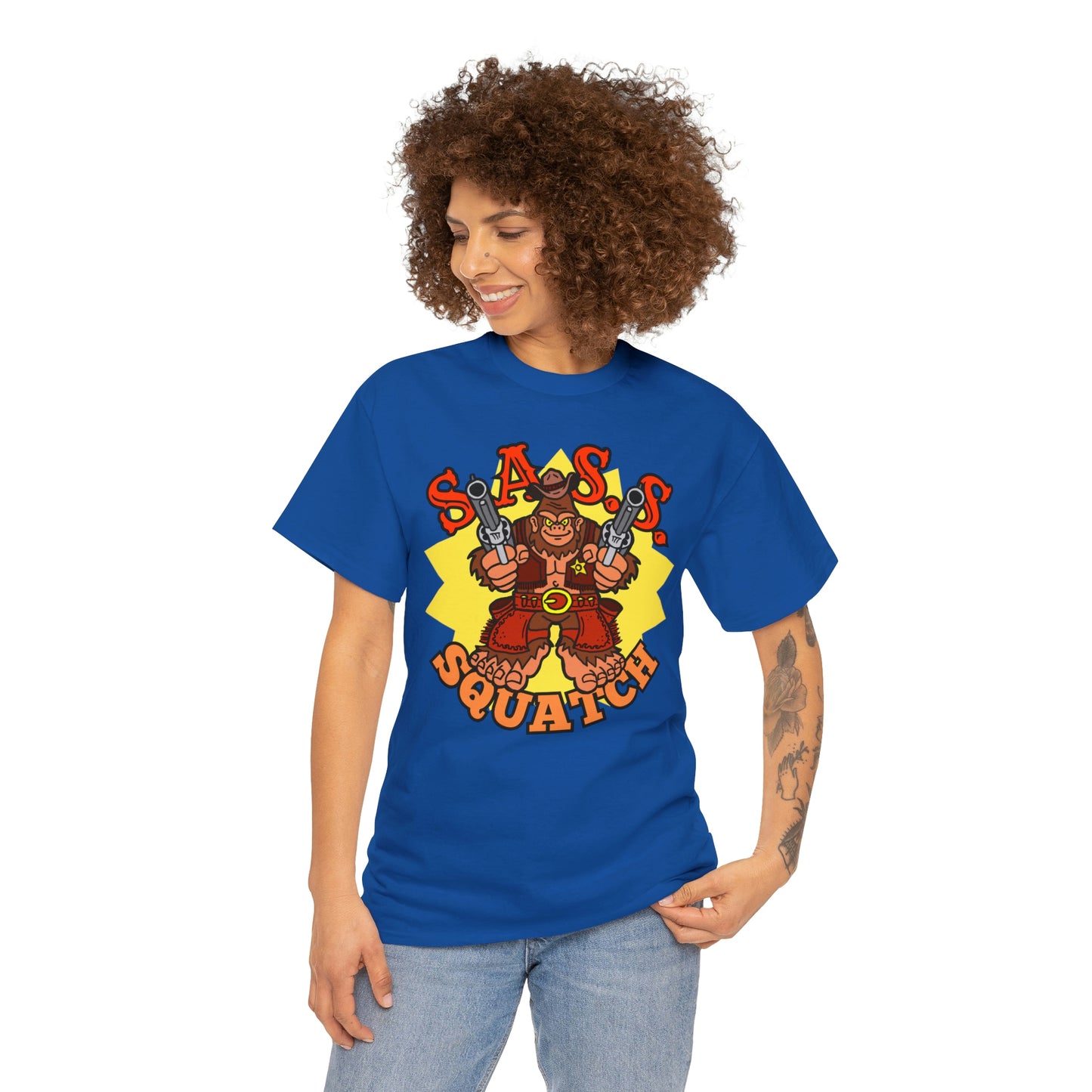 SASS-Squatch Unisex Heavy Cotton Tee