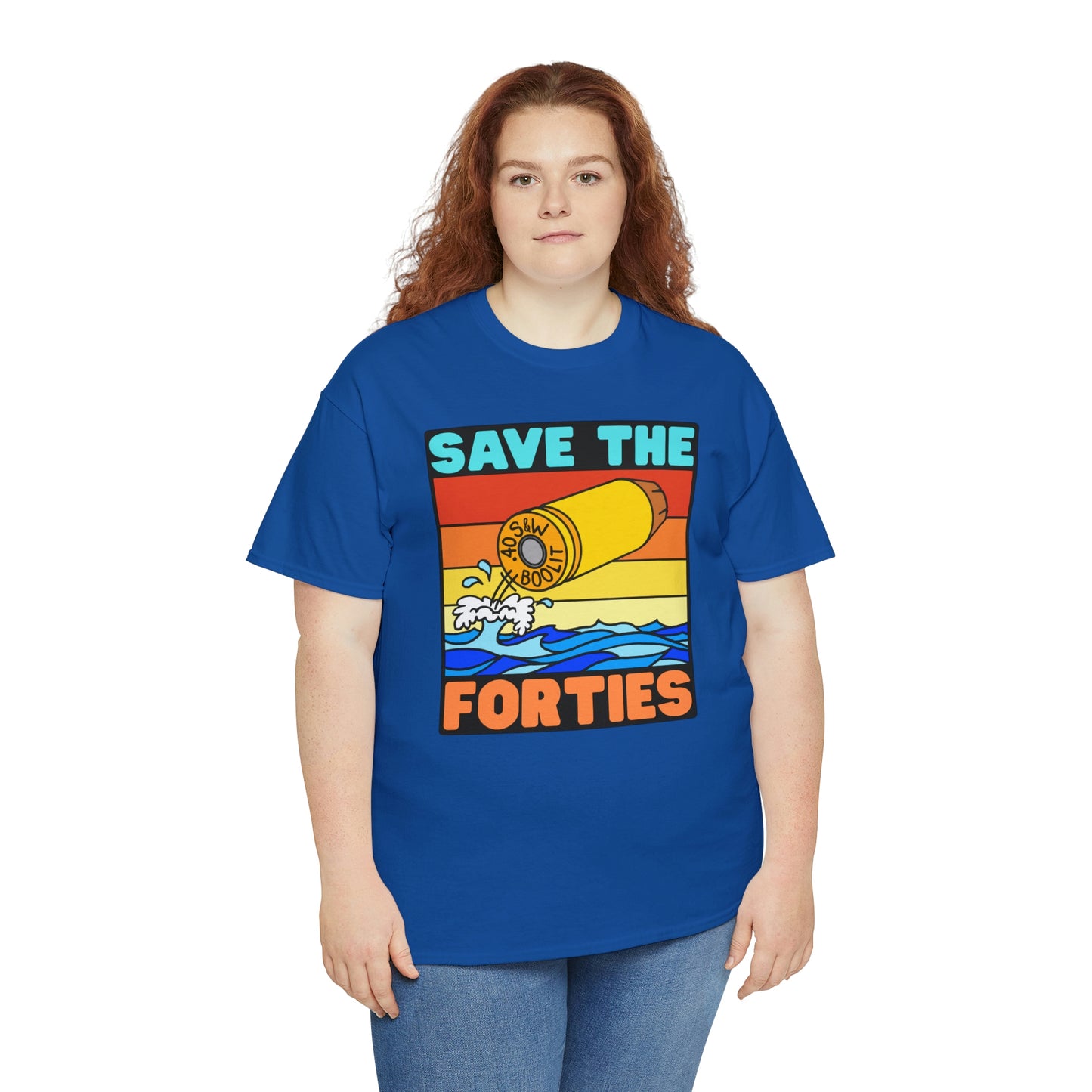 Save the Forties! Unisex Heavy Cotton Tee