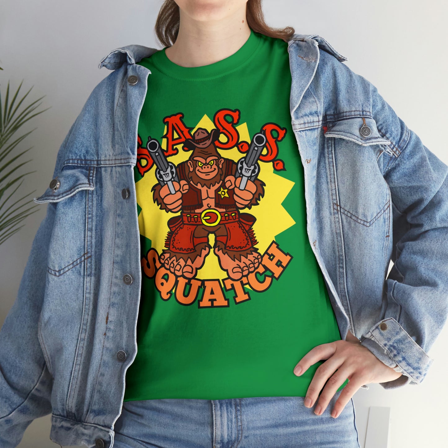 SASS-Squatch Unisex Heavy Cotton Tee