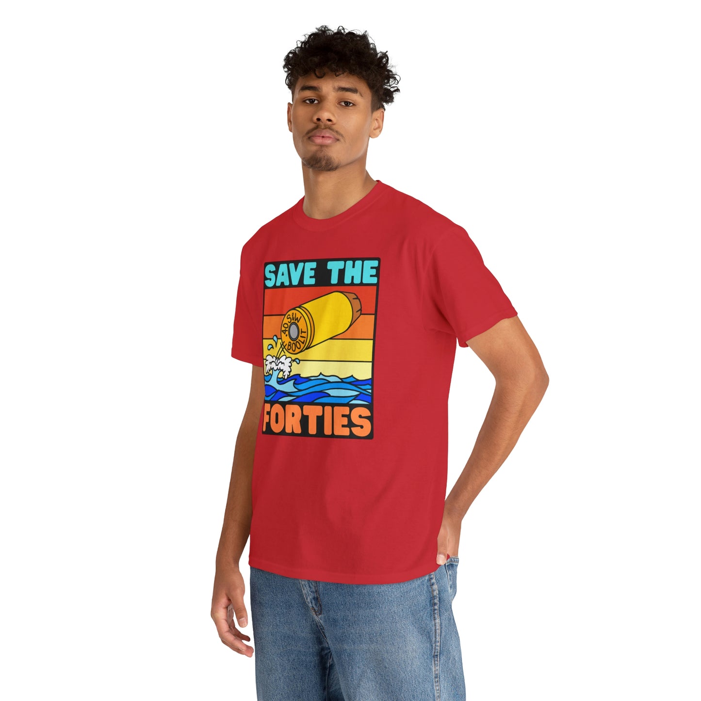 Save the Forties! Unisex Heavy Cotton Tee