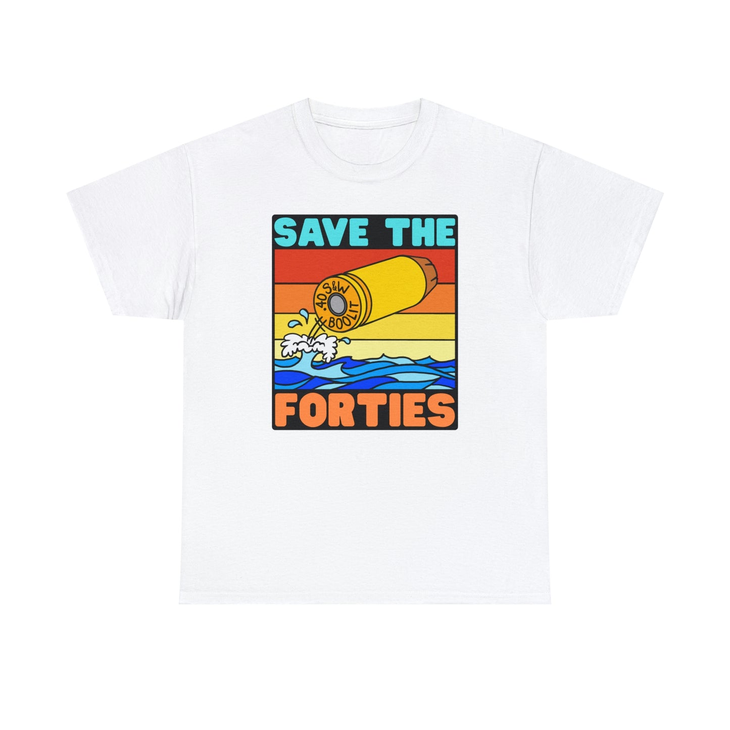 Save the Forties! Unisex Heavy Cotton Tee