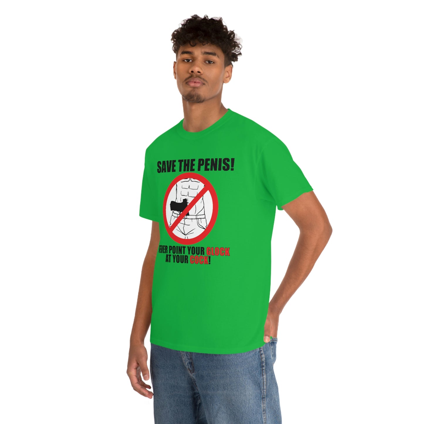 Save the Penis! Unisex Heavy Cotton Tee