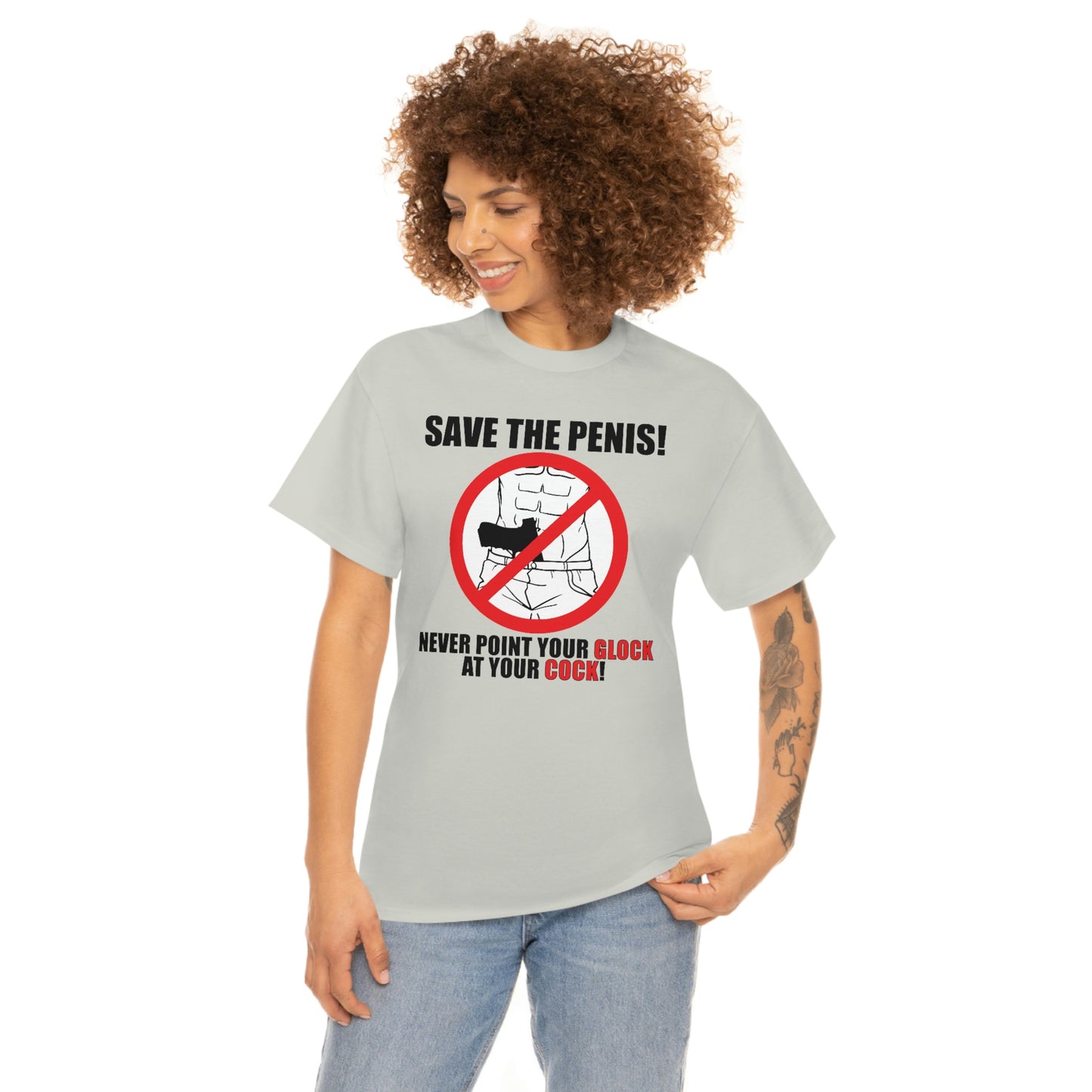 Save the Penis! Unisex Heavy Cotton Tee