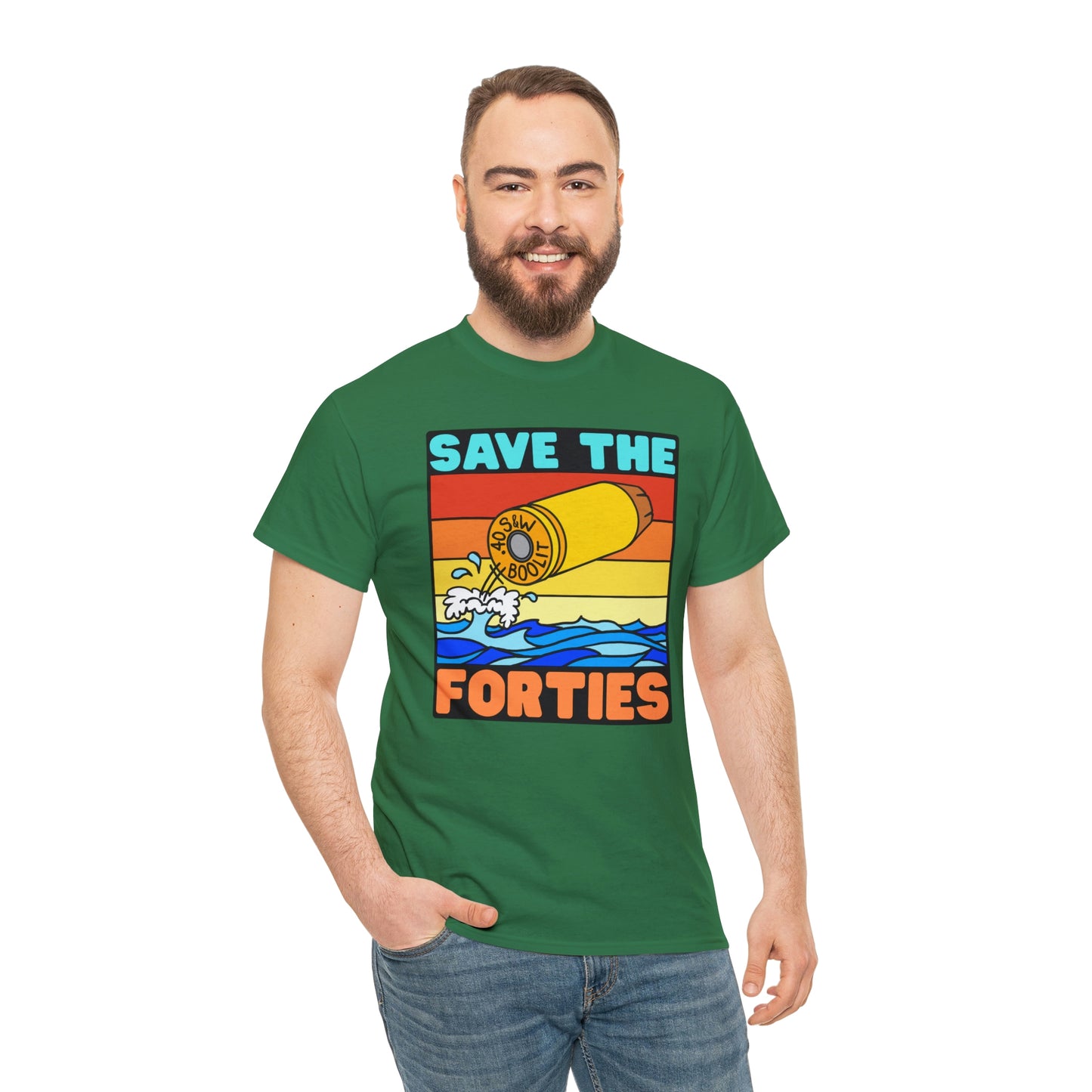 Save the Forties! Unisex Heavy Cotton Tee