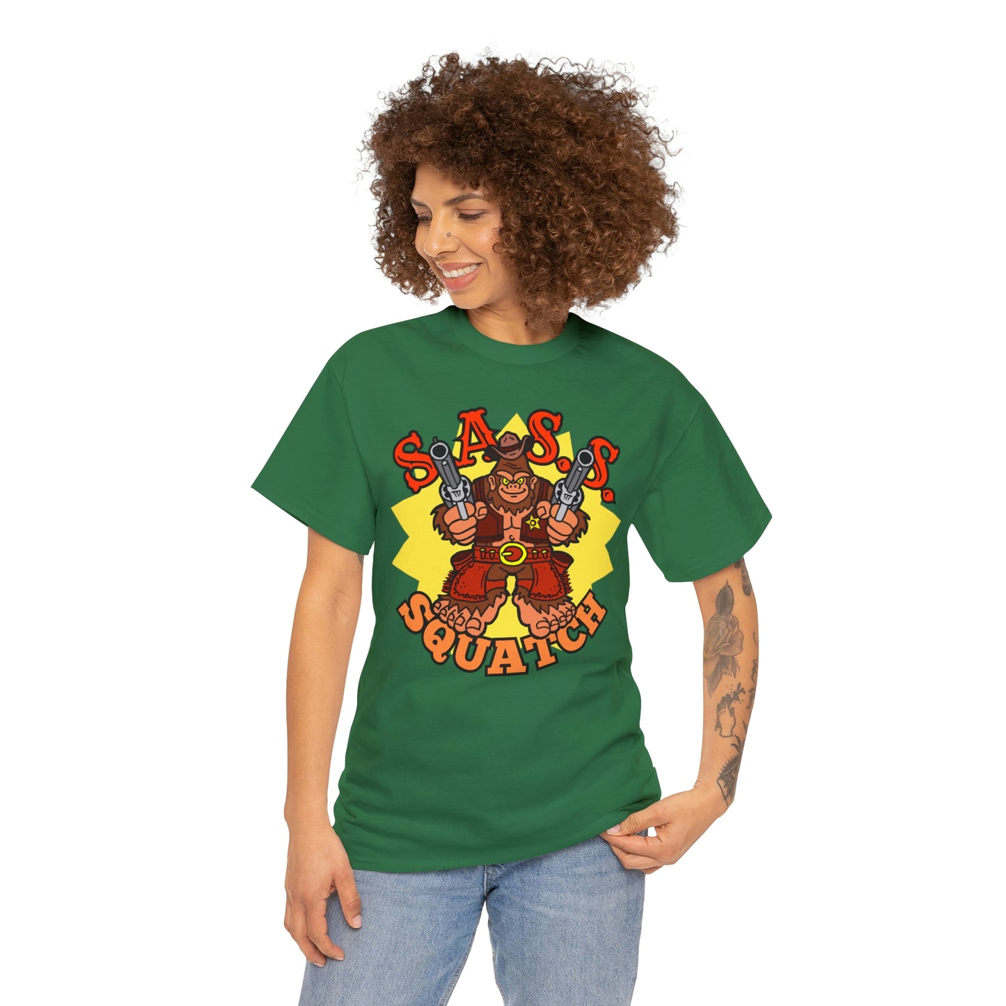 SASS-Squatch Unisex Heavy Cotton Tee