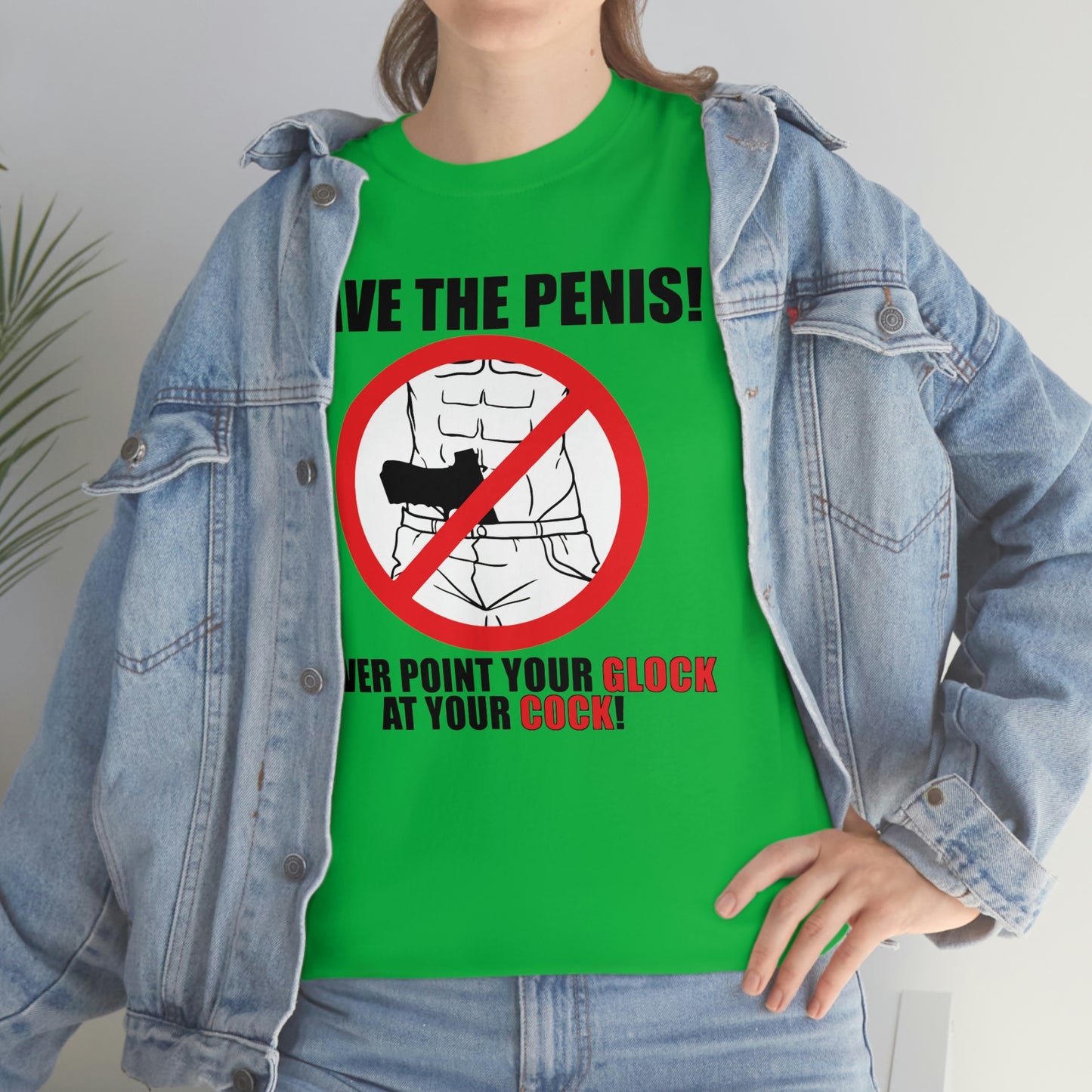 Save the Penis! Unisex Heavy Cotton Tee