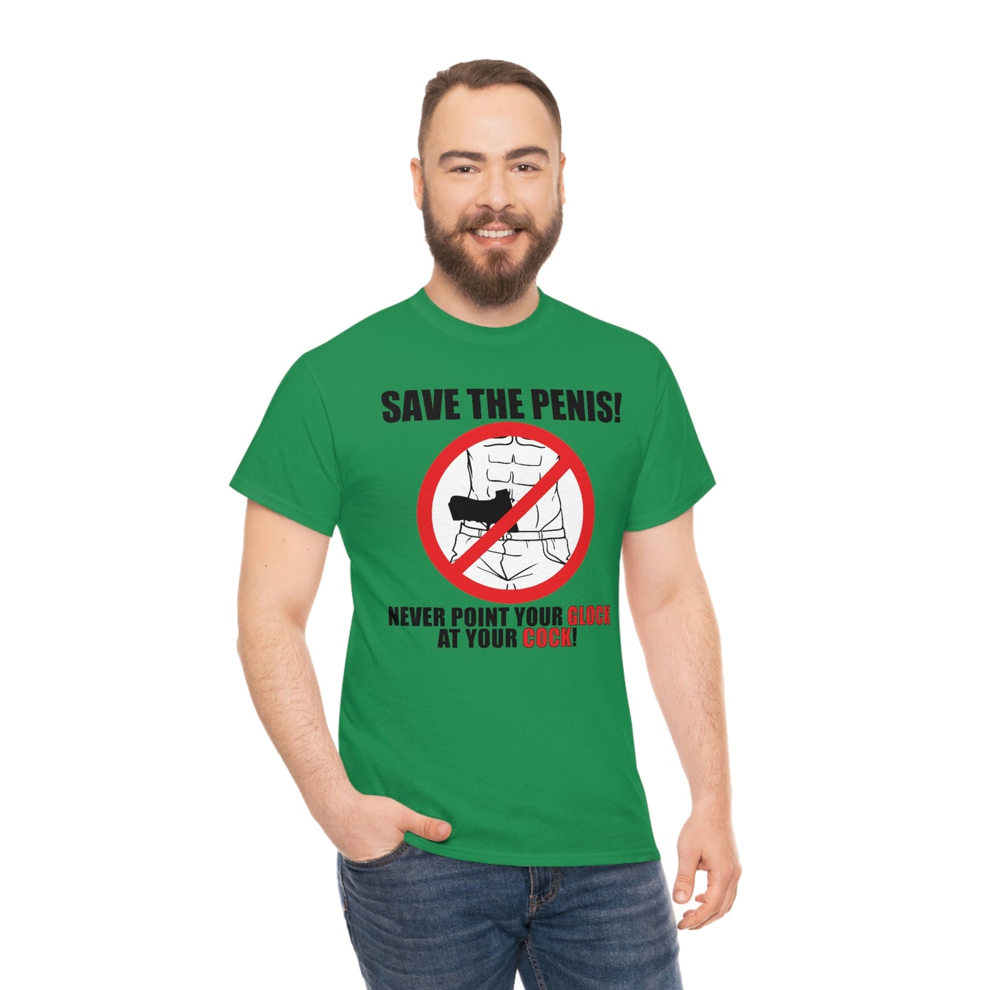 Save the Penis! Unisex Heavy Cotton Tee