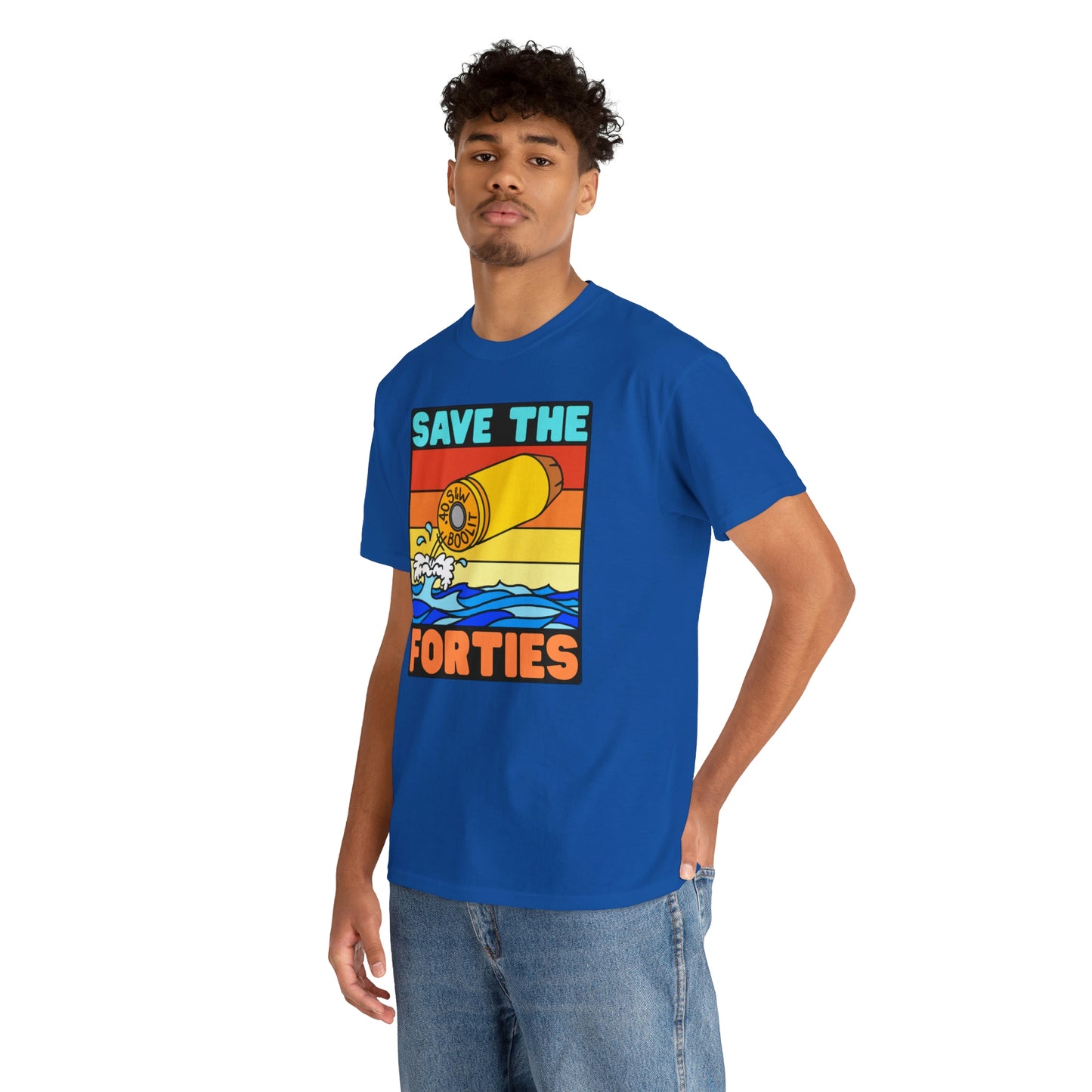 Save the Forties! Unisex Heavy Cotton Tee