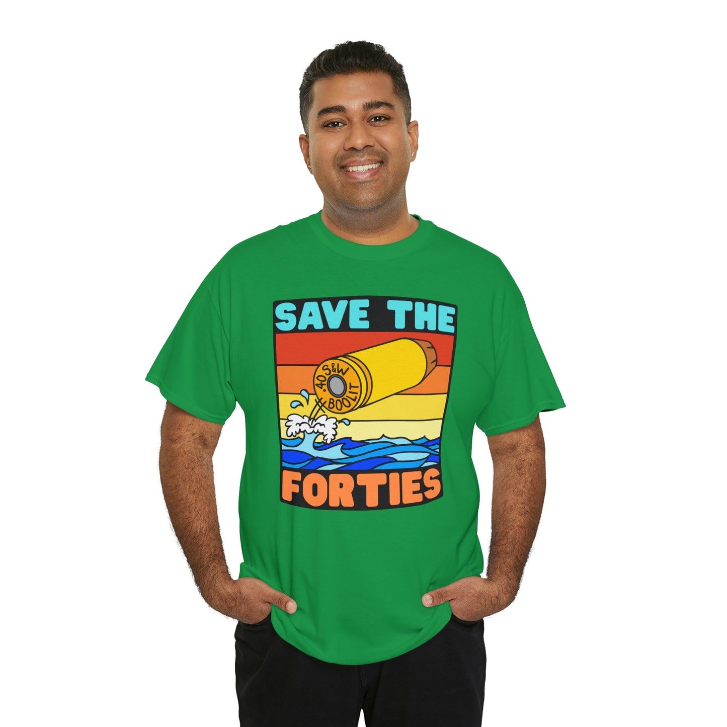 Save the Forties! Unisex Heavy Cotton Tee