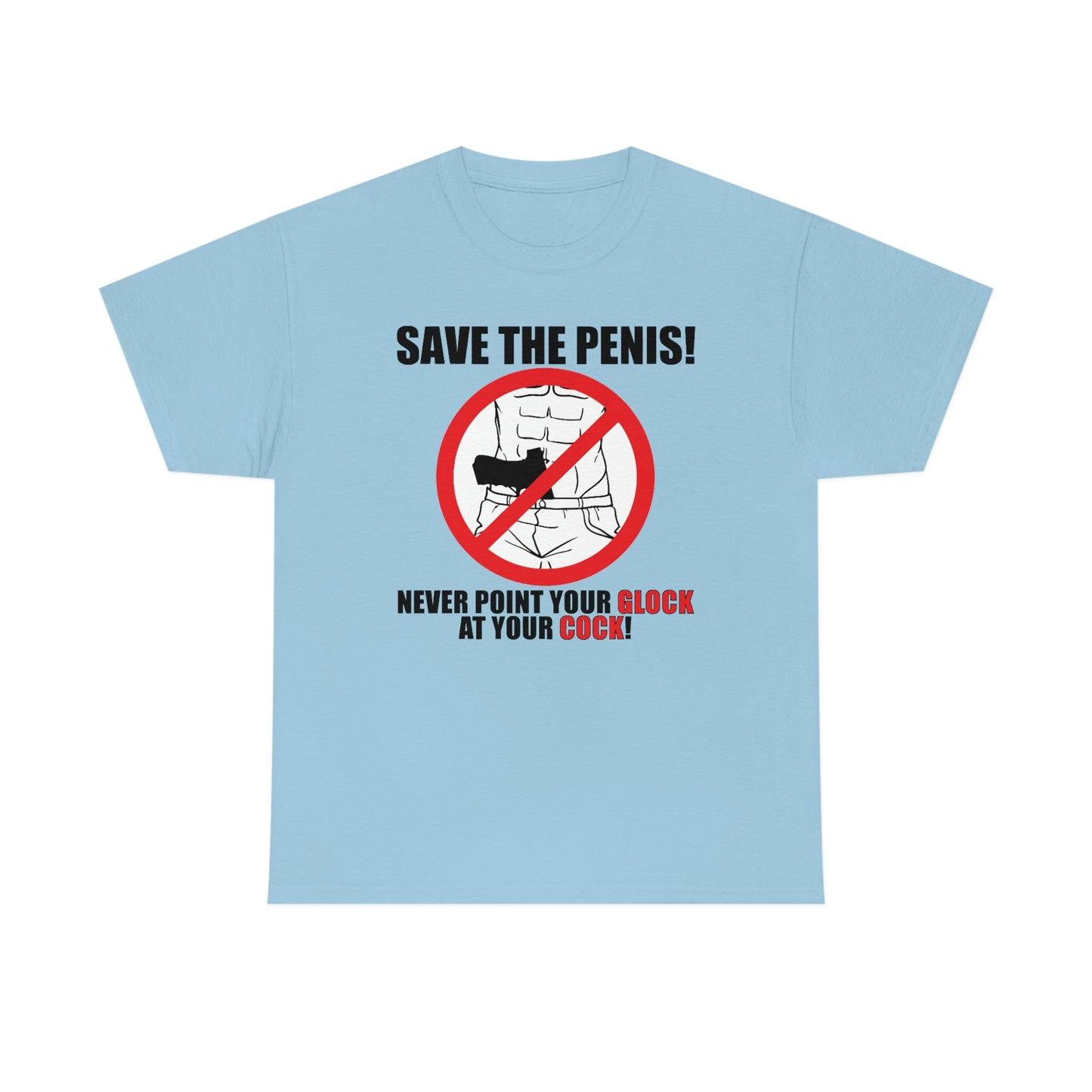 Save the Penis! Unisex Heavy Cotton Tee